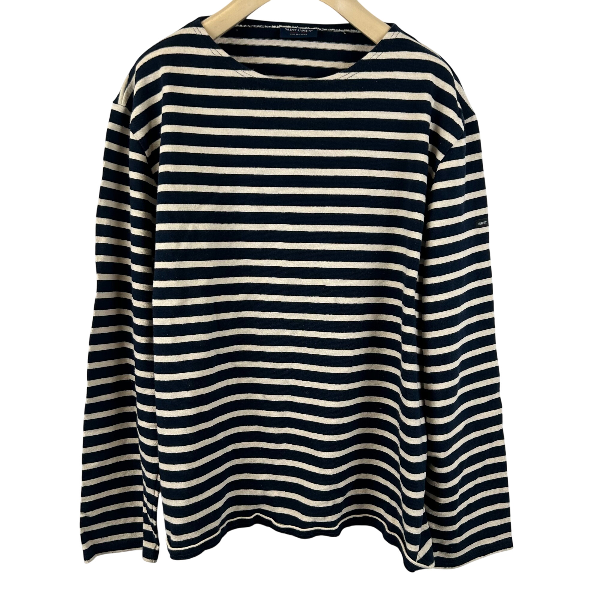 Saint James - Pull rayé bleue marine - Taille 50 - Photo 1