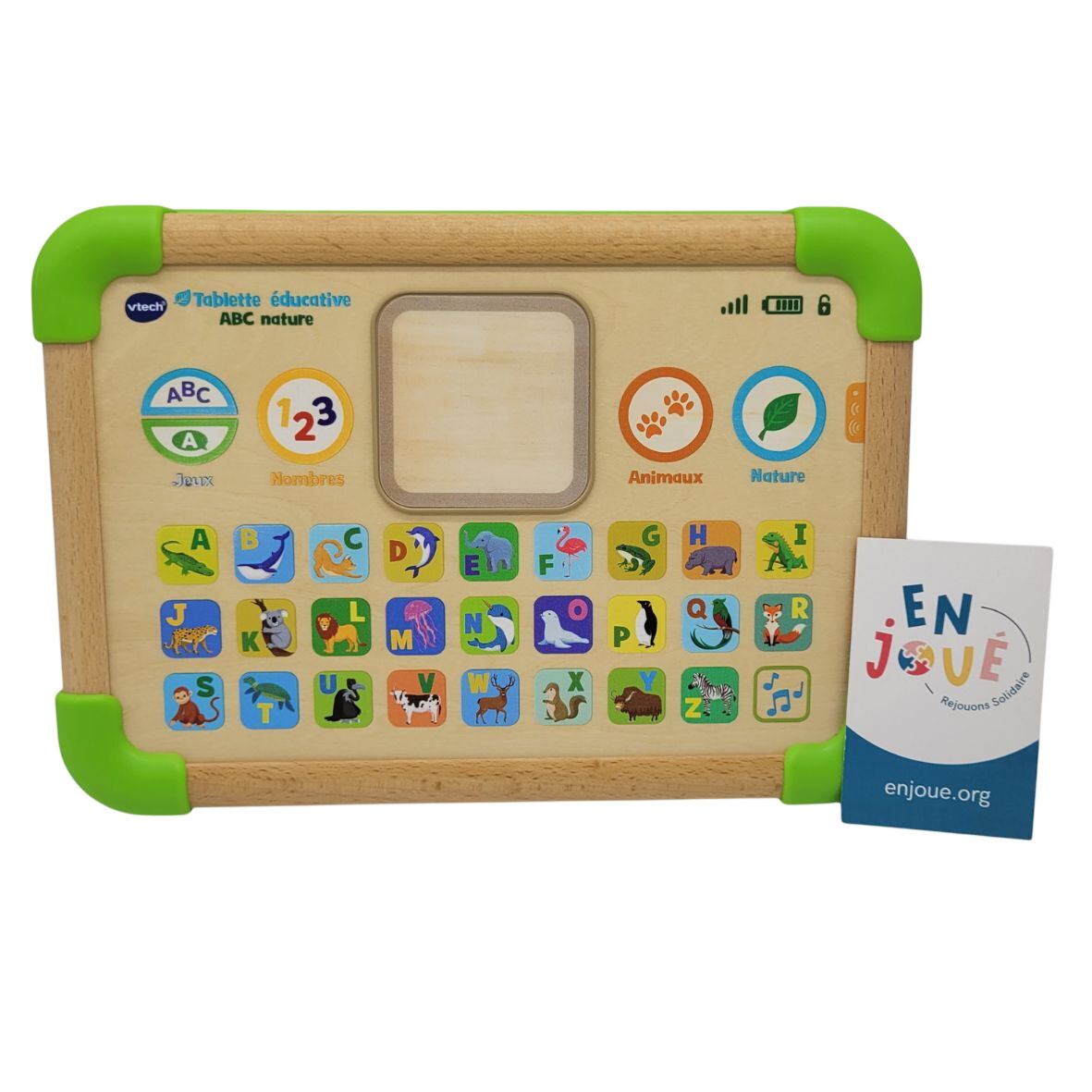 Premier âge - Tablette éducative ABC nature - Vtech - À partir de 1 an. Très bon état -  reconditionné disponible sur Label Emmaüs