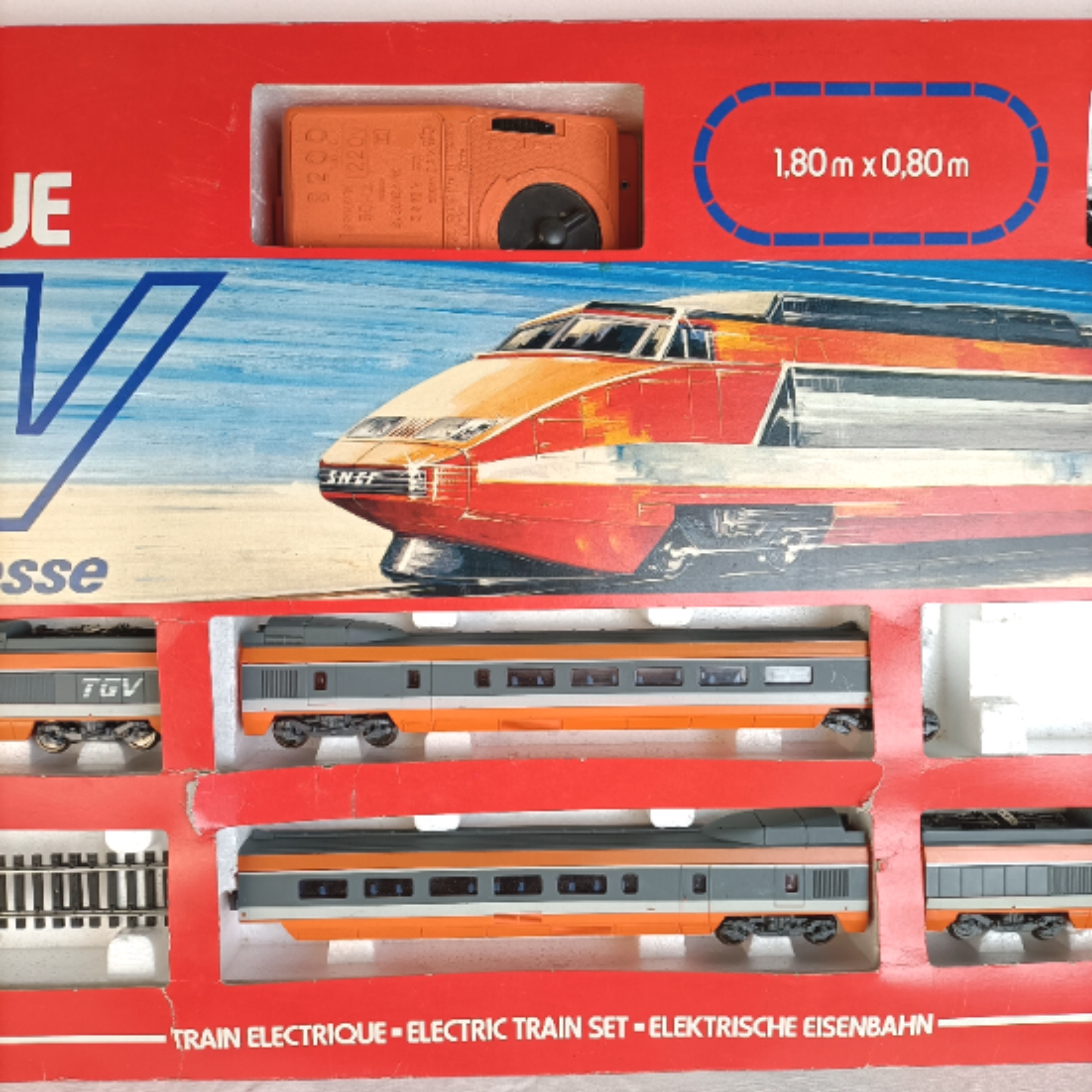 Train électrique HO TGV Jouef - État correct - Photo 4