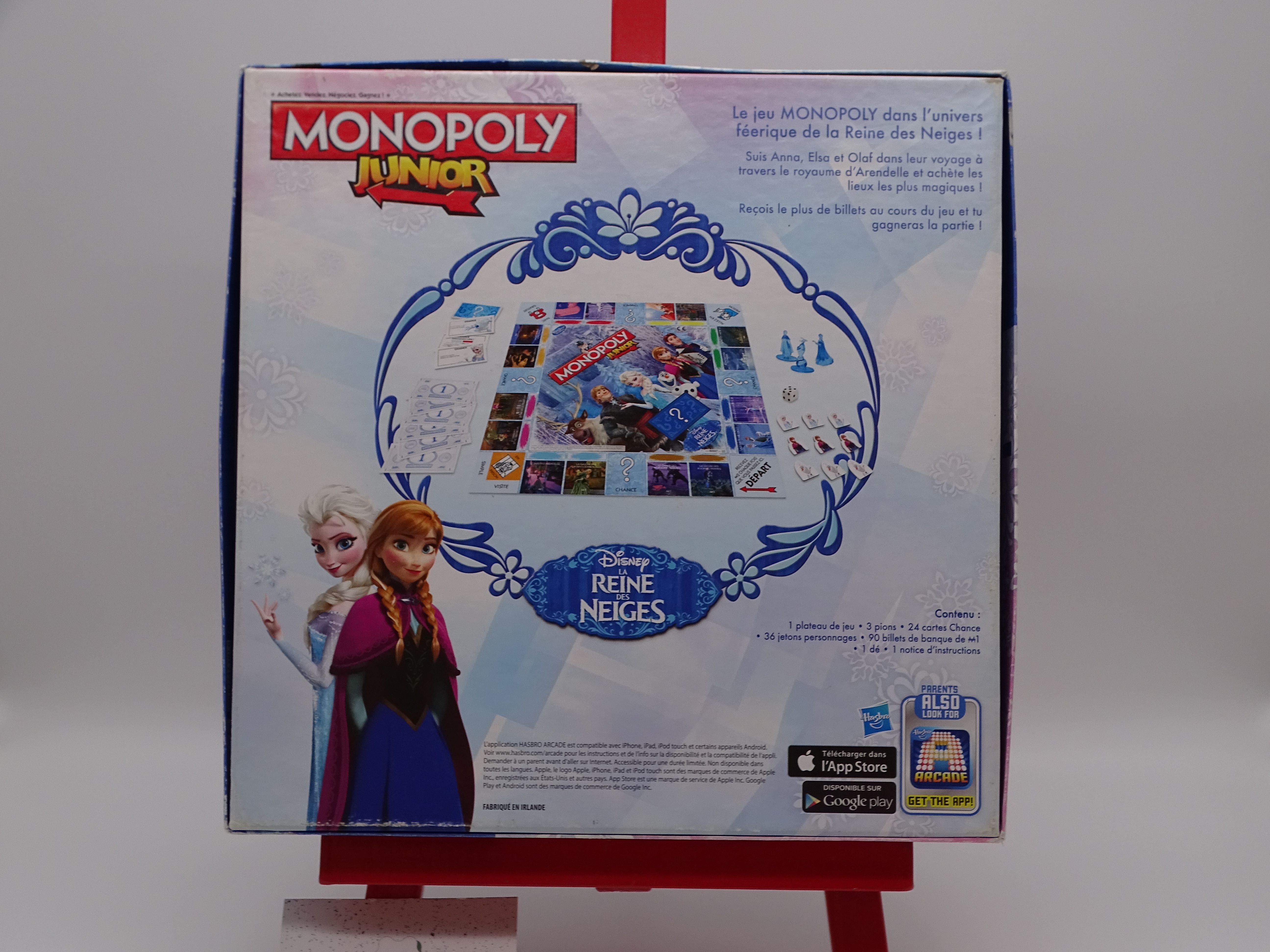 Voir photo 3 de Monopoly Junior « La Reine des Neiges » d'occasion HASBRO - Dès 5 ans | Réf 13140 Monopoly Junior « La Reine des Neiges » d'occasion HASBRO - Dès 5 ans | Réf 13140 Bon état - Vue 3 -