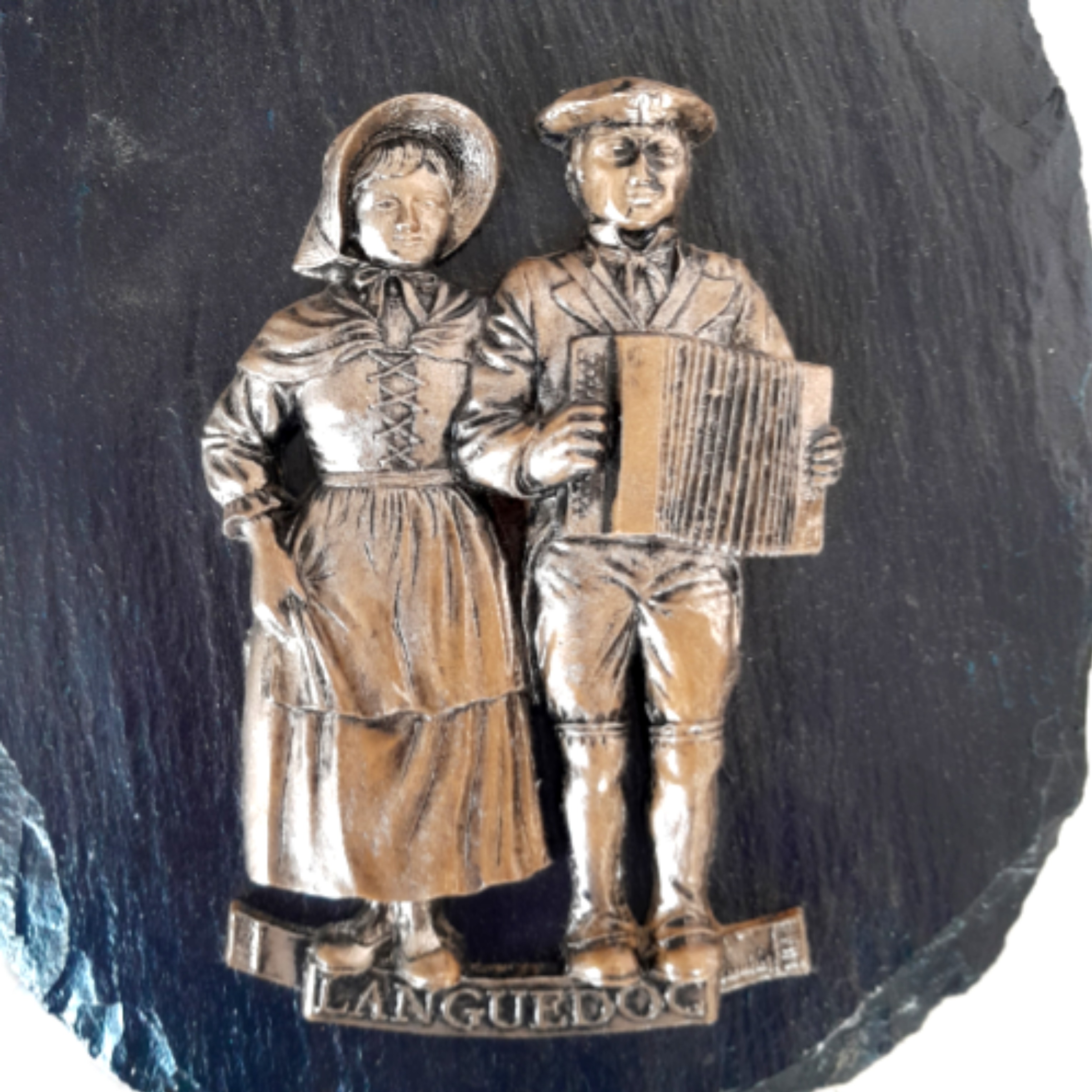 ARDOISE taillée main, souvenir musical du LANGUEDOC - Photo 4
