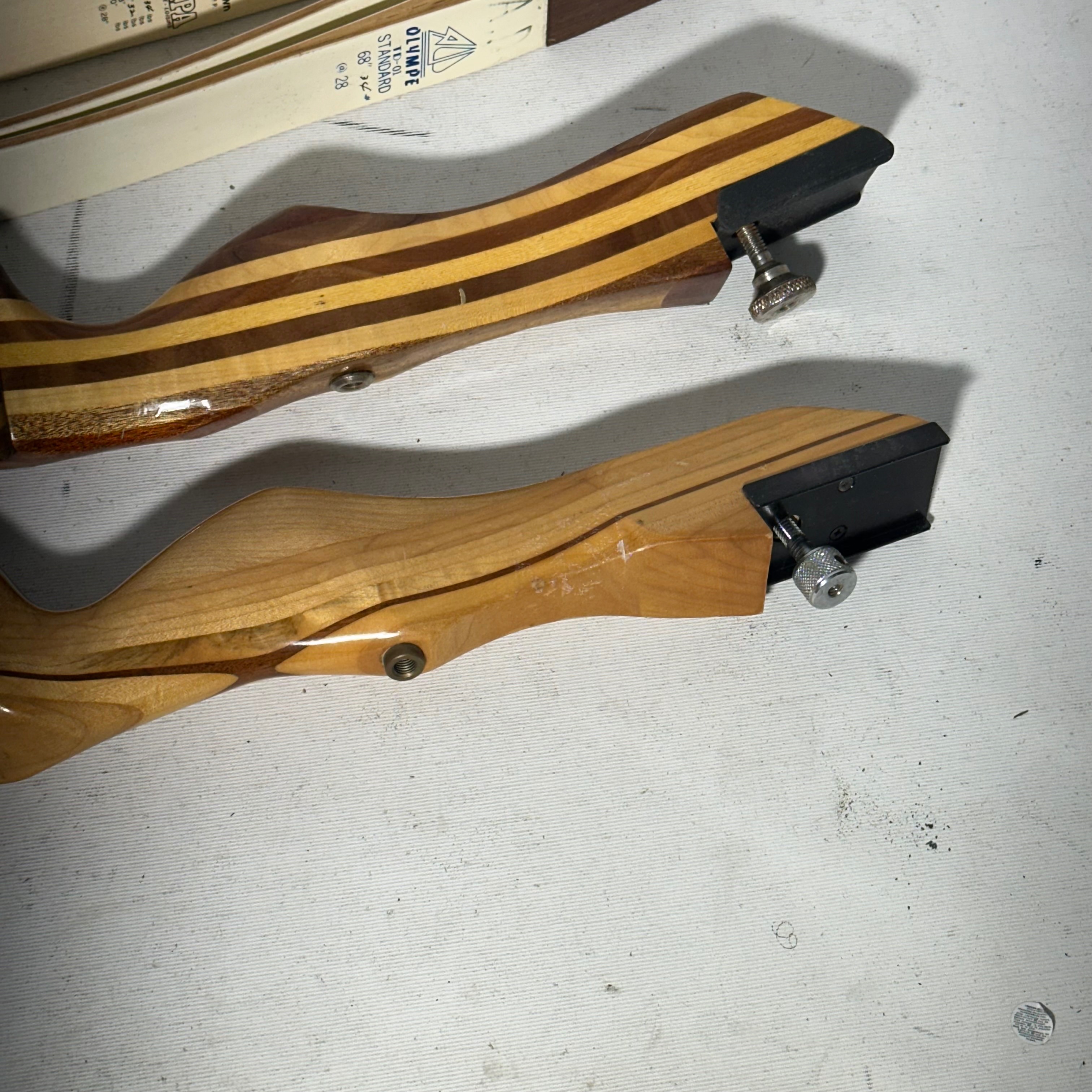 Lot de 2 arcs gauchers - Olympe TD-01 - Take-Down Gordon - État correct - Photo 7