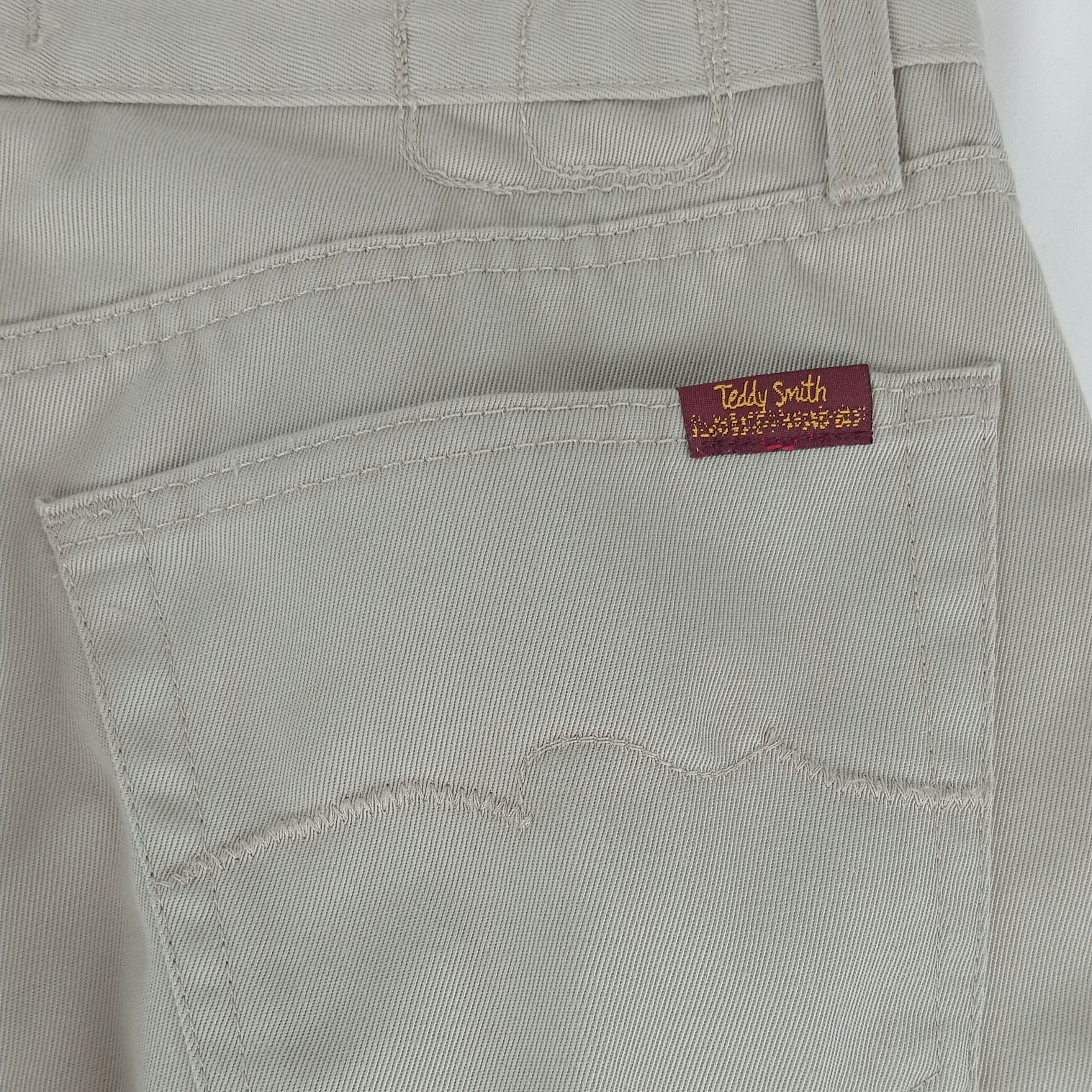 Jean homme de la marque Teddy Smith coupe longue de couleur jaune chamois taille M (38) - Photo 4