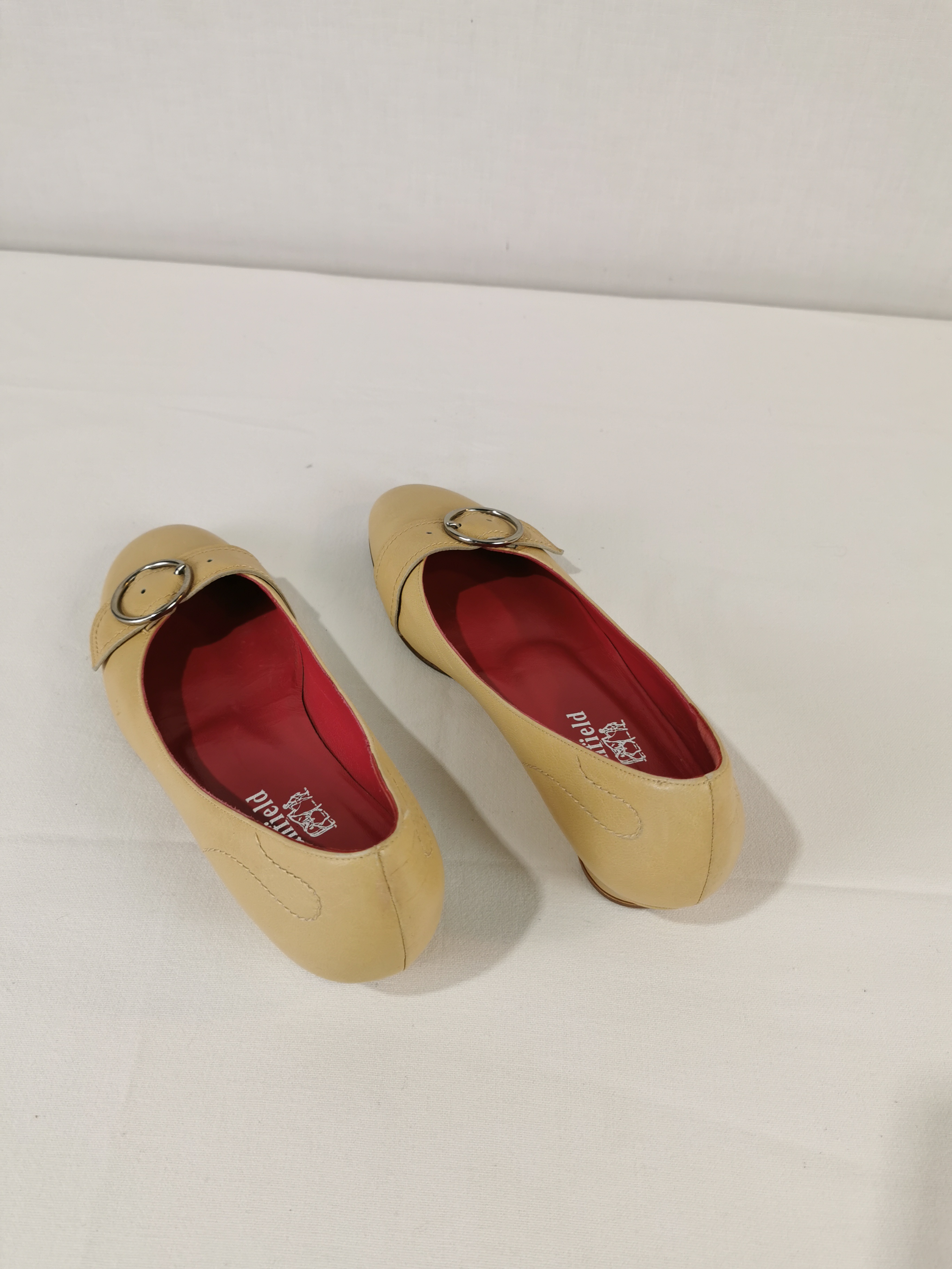 Ballerines beige - Manfield - taille 36 1/2 État correct - Vue 8 - 