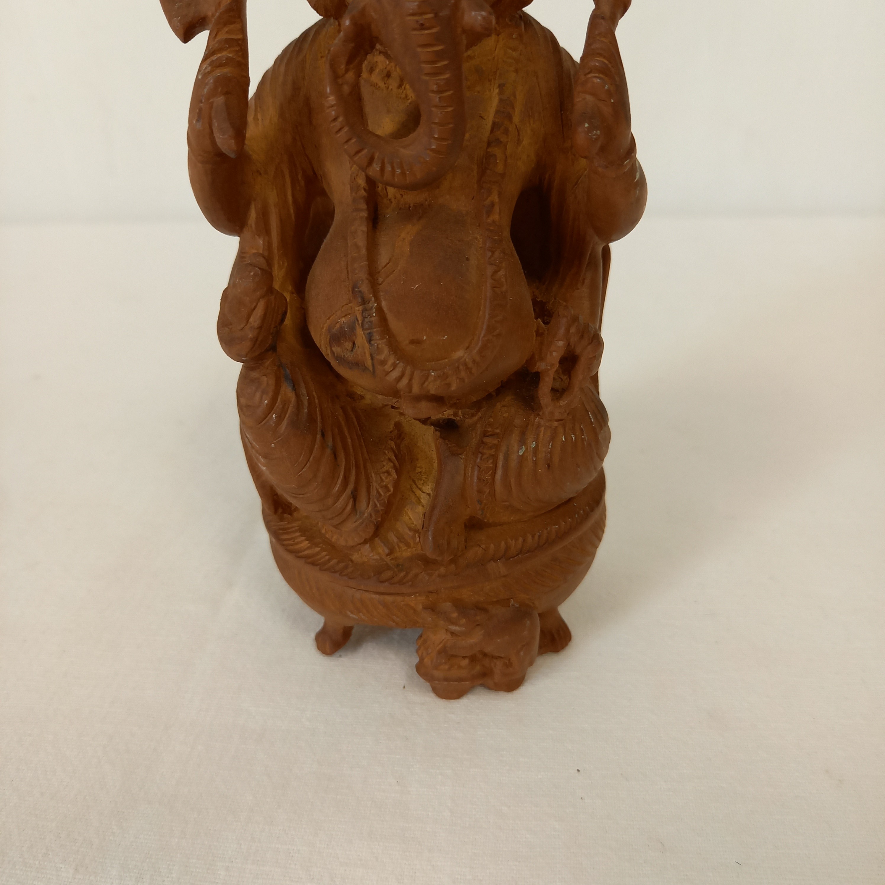 statue de ganesh statue du seigneur ganesh de 15 cm en bois - Photo 4