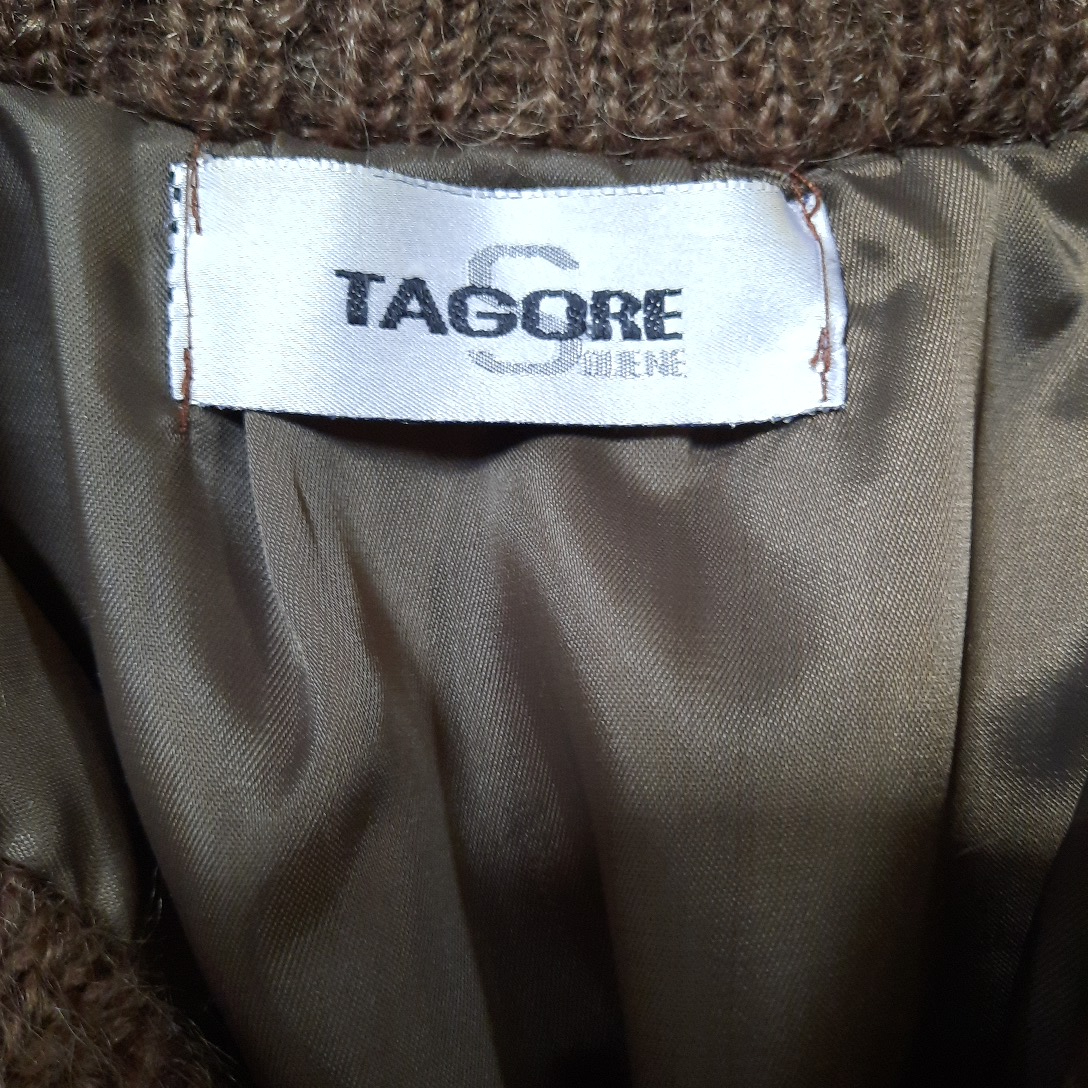 veste blouson lainage et fourrure fantaisie chic TAGORE T 42/44  - Vue 3 - 