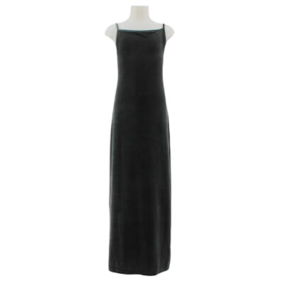 Robe grise en velours ras - femme - In Extenso - taille 16 ans - Photo 0