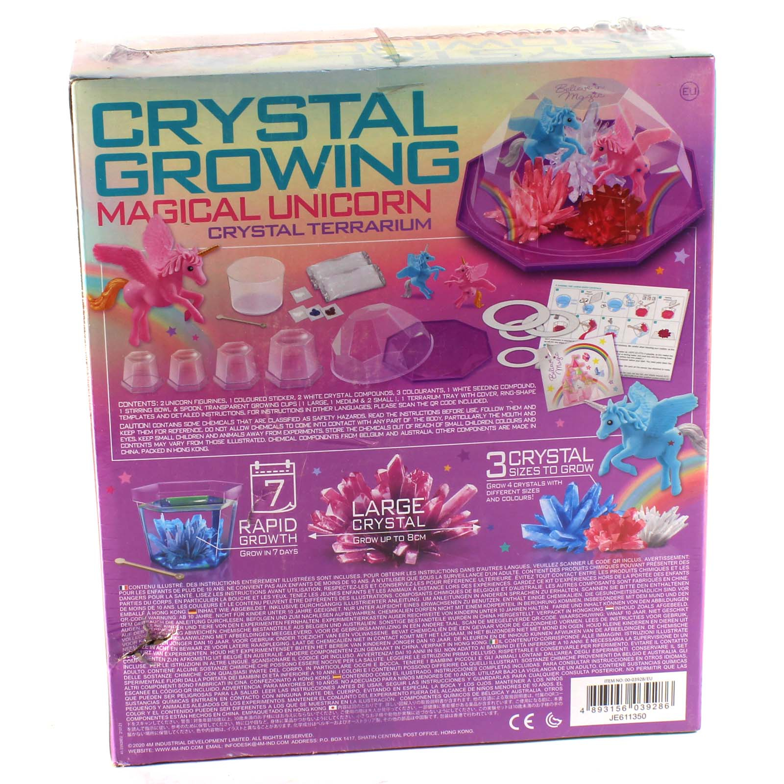 Voir photo 2 de Kit Crystal growing magical unicorn Kit Crystal growing magical unicorn Comme neuf - Vue 2 -