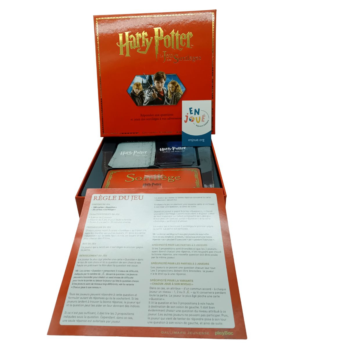 Jeu de société - Harry Potter - Le jeu des sortilèges - Playbac - A partir de 8 ans . Très bon état - Vue 4 - 