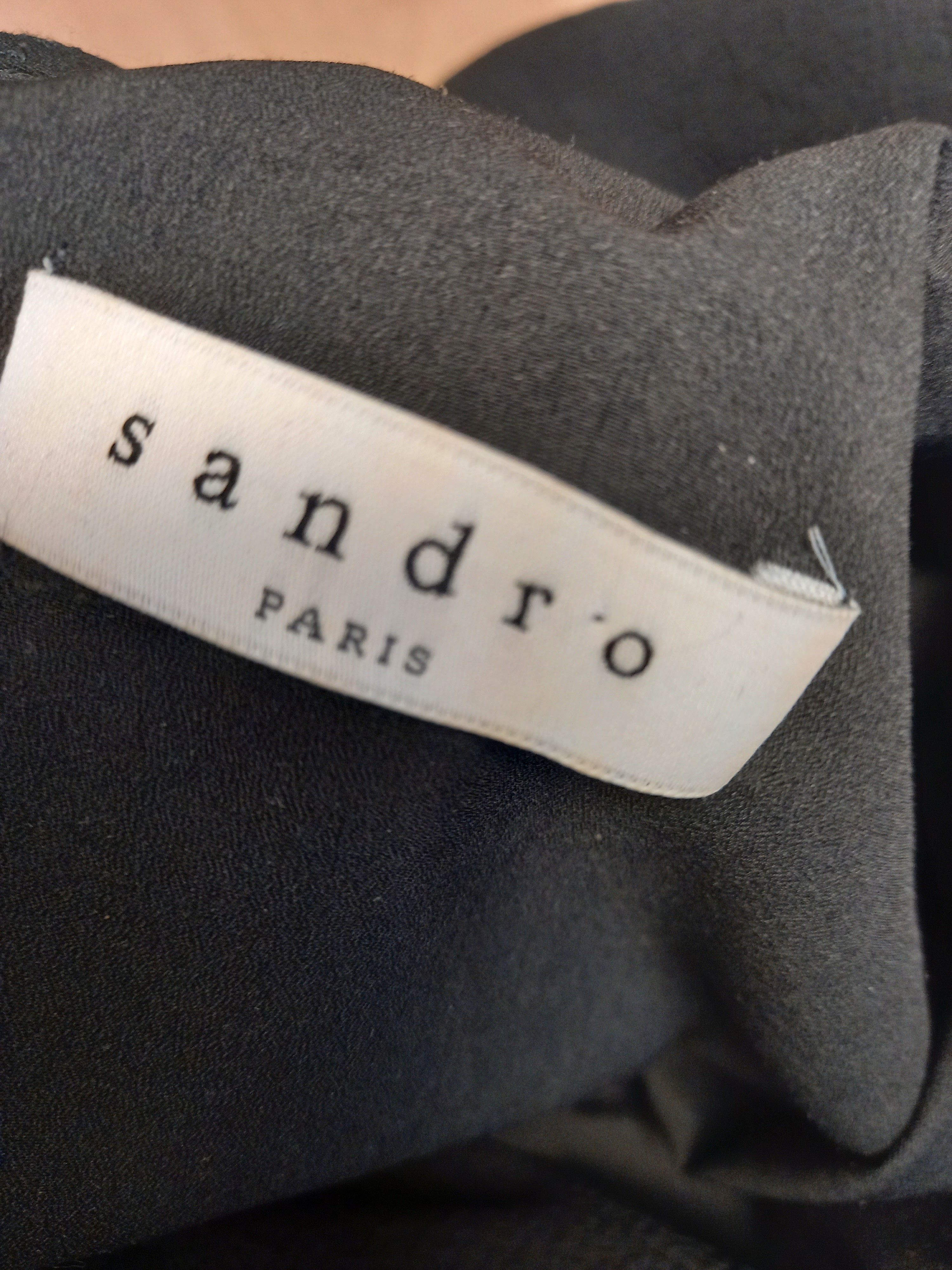 Robe rappery "SANDRO" Bon état - Vue 5 - 