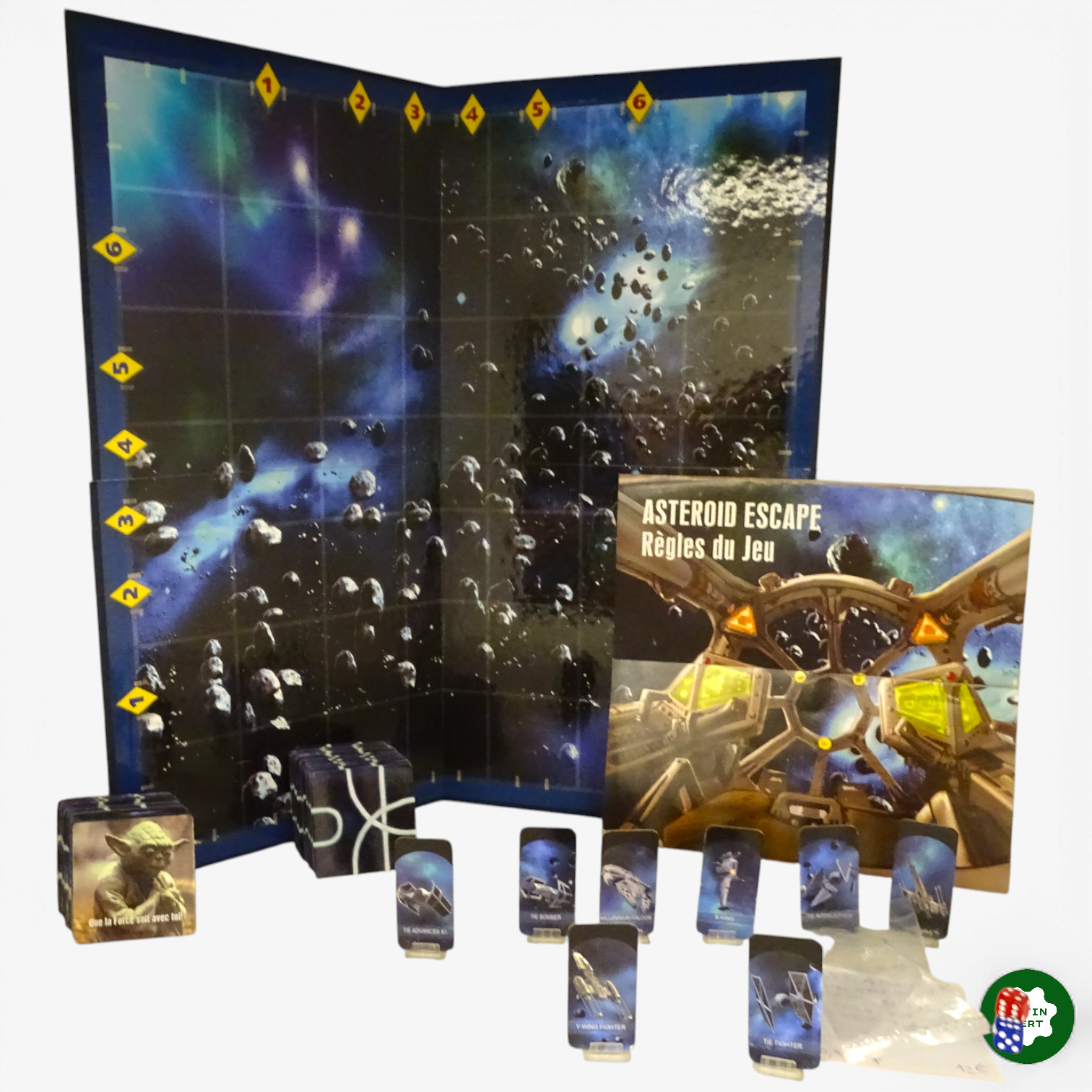 Voir photo 2 de Star Wars Asteroid Escape, jeu de plateau d'occasion LUCAS FILM - Dès 8 ans | Ref 10772 Star Wars Asteroid Escape, jeu de plateau d'occasion LUCAS FILM - Dès 8 ans | Ref 10772 Très bon état - Vue 2 -