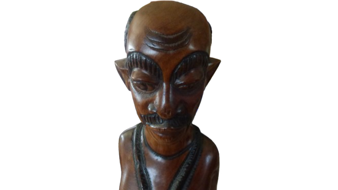 Statue en bois africaine 36 cm - Photo 5