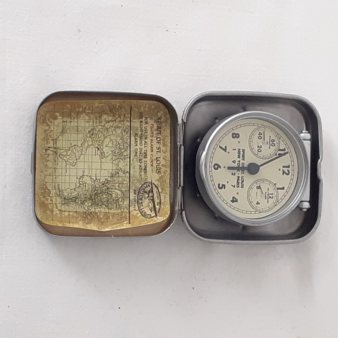 Réveil Voyage Vintage ESTYMA – 2 Bijoux – Analogique Noir – Fabriqué Allemagne