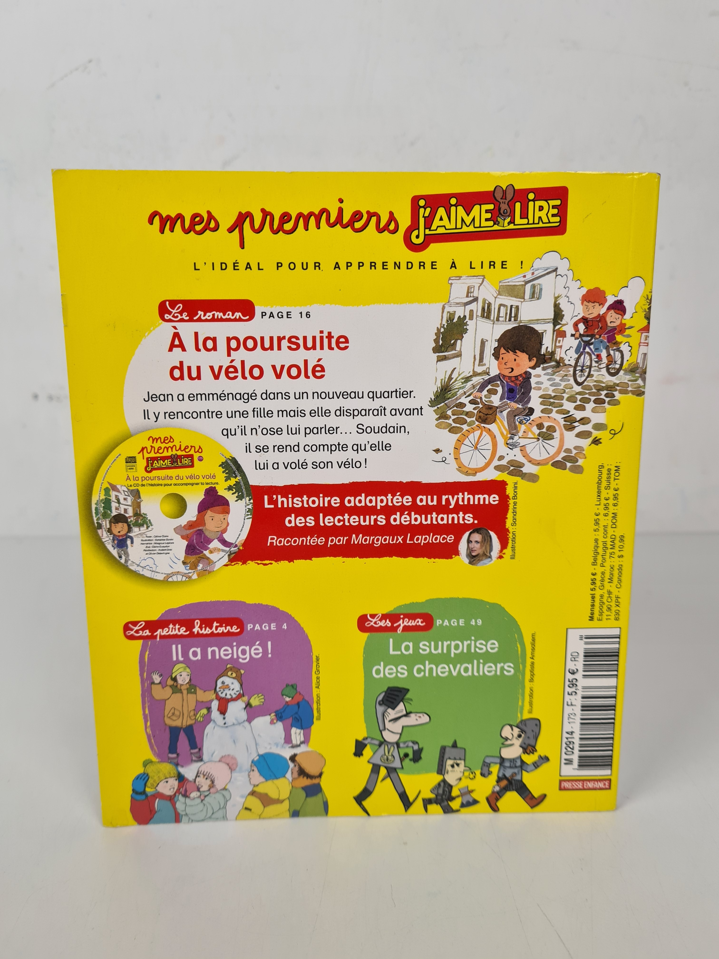 Livre d'enfant - Mes premières J'aime lire N°173 - A la poursuite du vélo volé - bayard - 6/7 ans - Photo 2