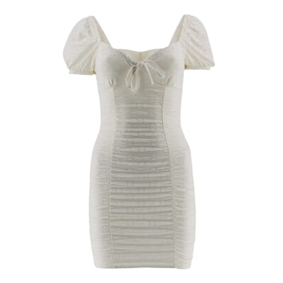 Robe blanche imprimée - Femme - H&M Divided - Taille XS - Photo 0