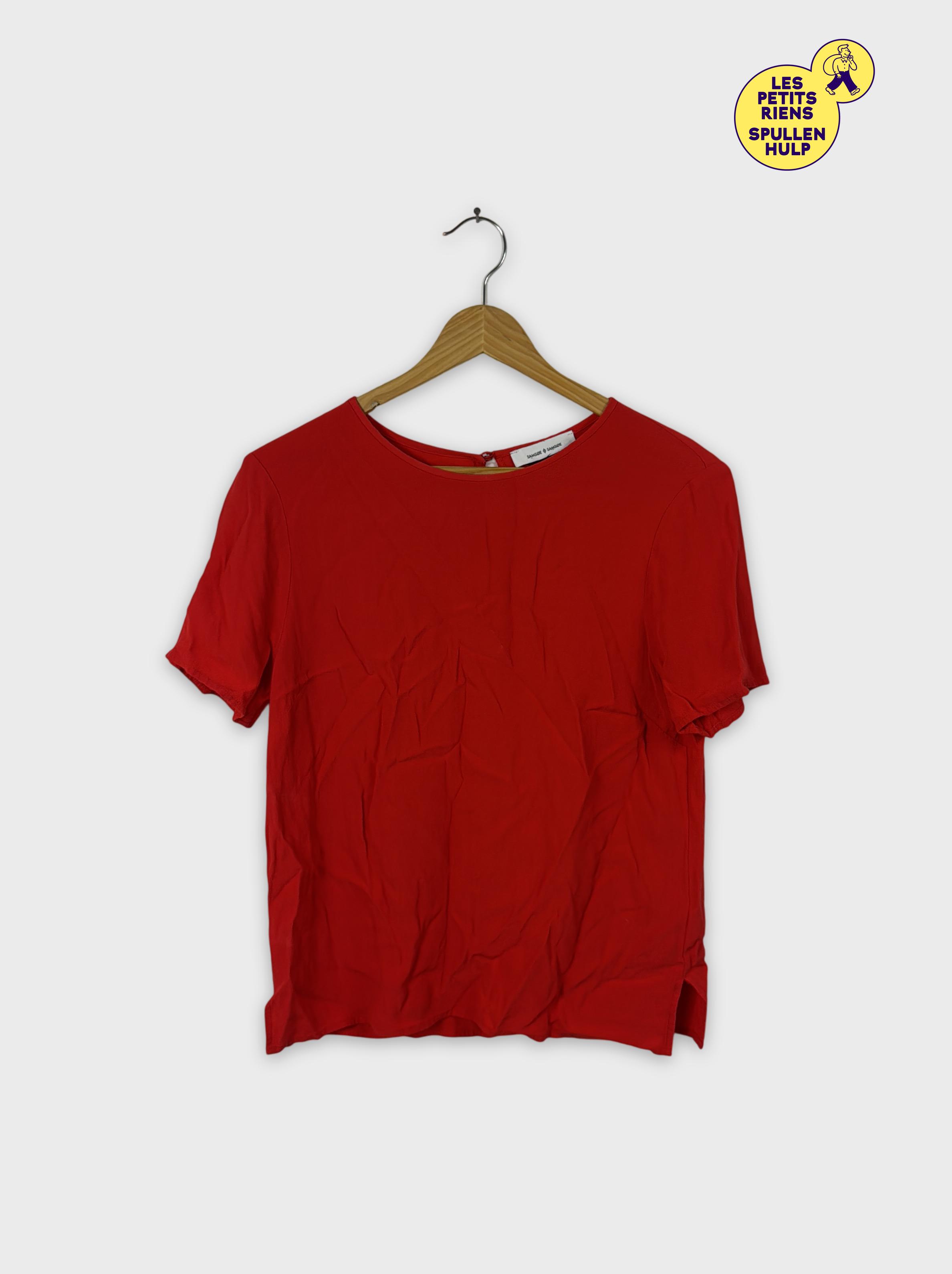 T-shirt rouge Samsøe samsøe S 👚 - Photo 0