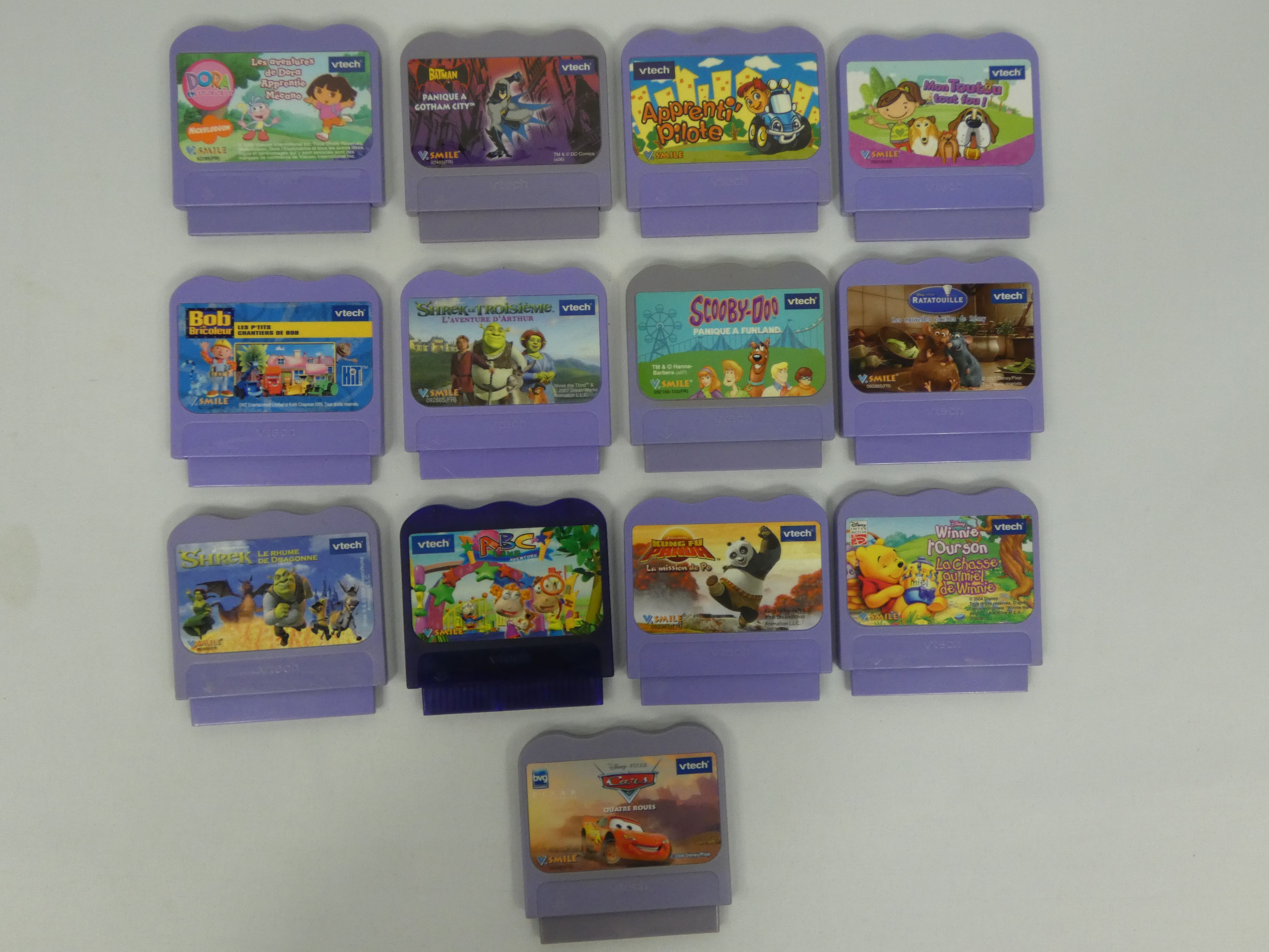 Lot de 13 jeux éducatifs V.Smile de chez Vtech - Très bon état sur Label Emmaüs
