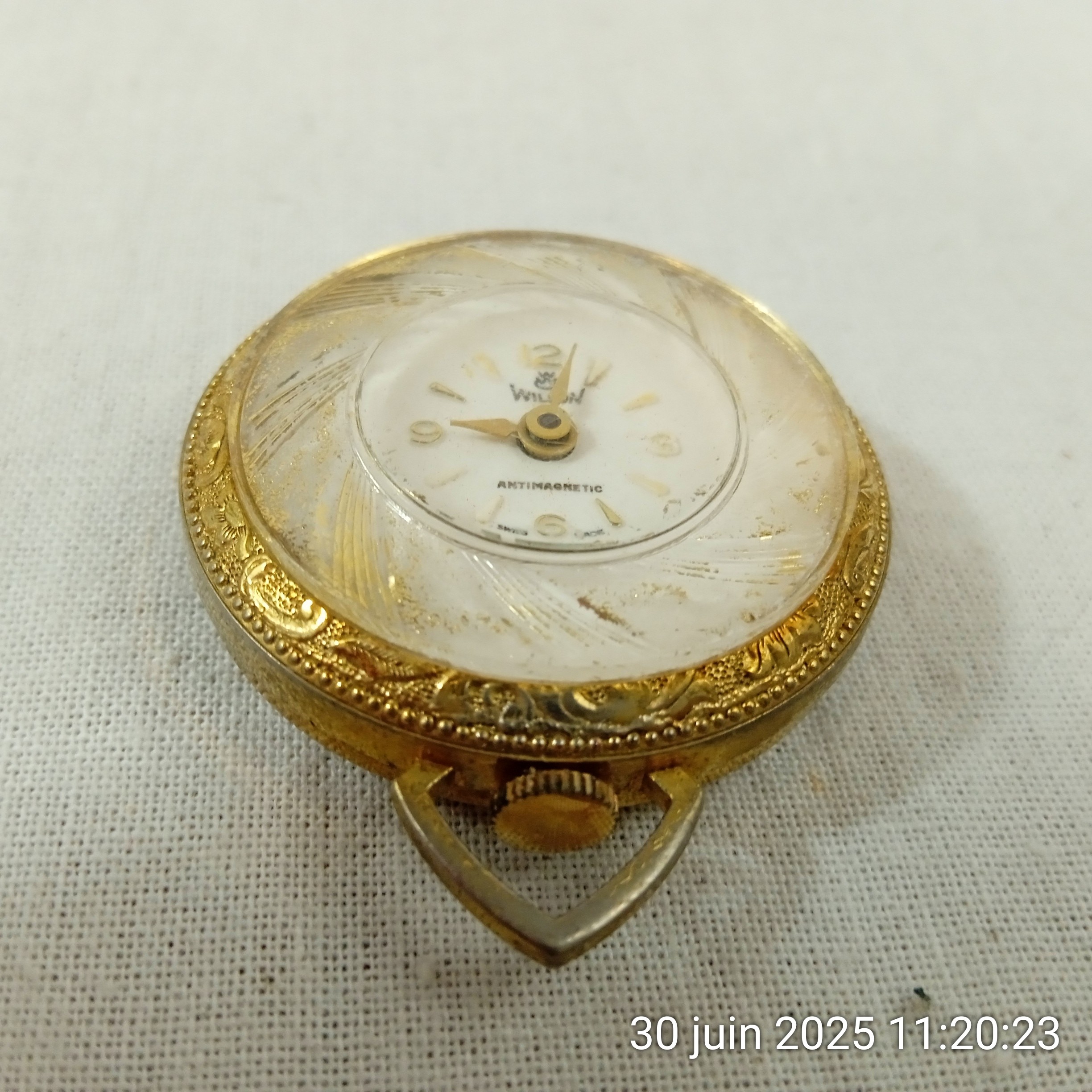 Ancien montre pendentif mécanique WILSON pour femme - Photo 3