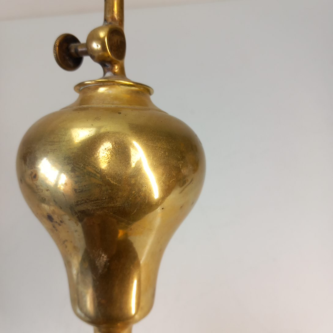 Lampe à Pétrole en laiton Gardon Macon - Bon état - Photo 3