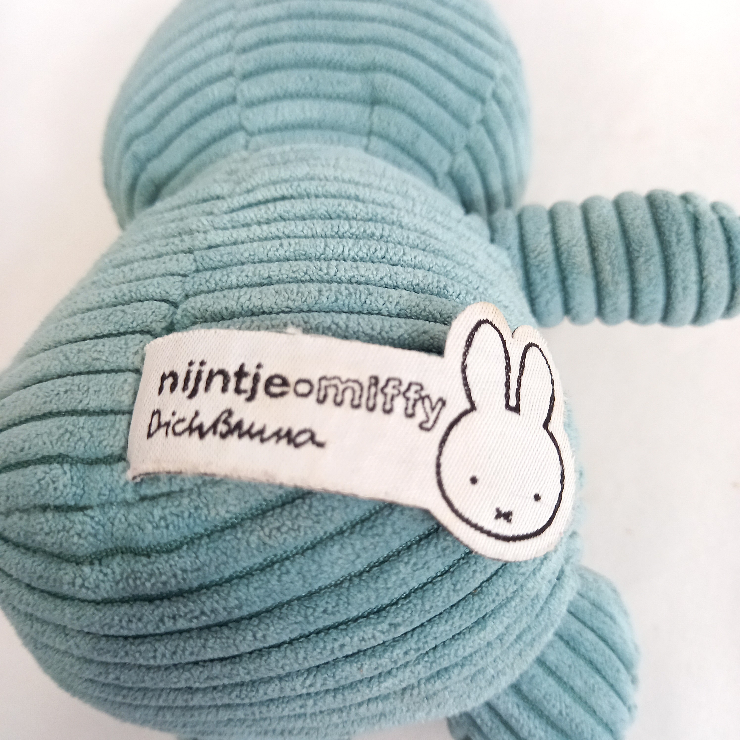 Peluche Lapin Miffy - Nijntje, design Hollandais, modèle Corduroy Bon état - Vue 4 - 