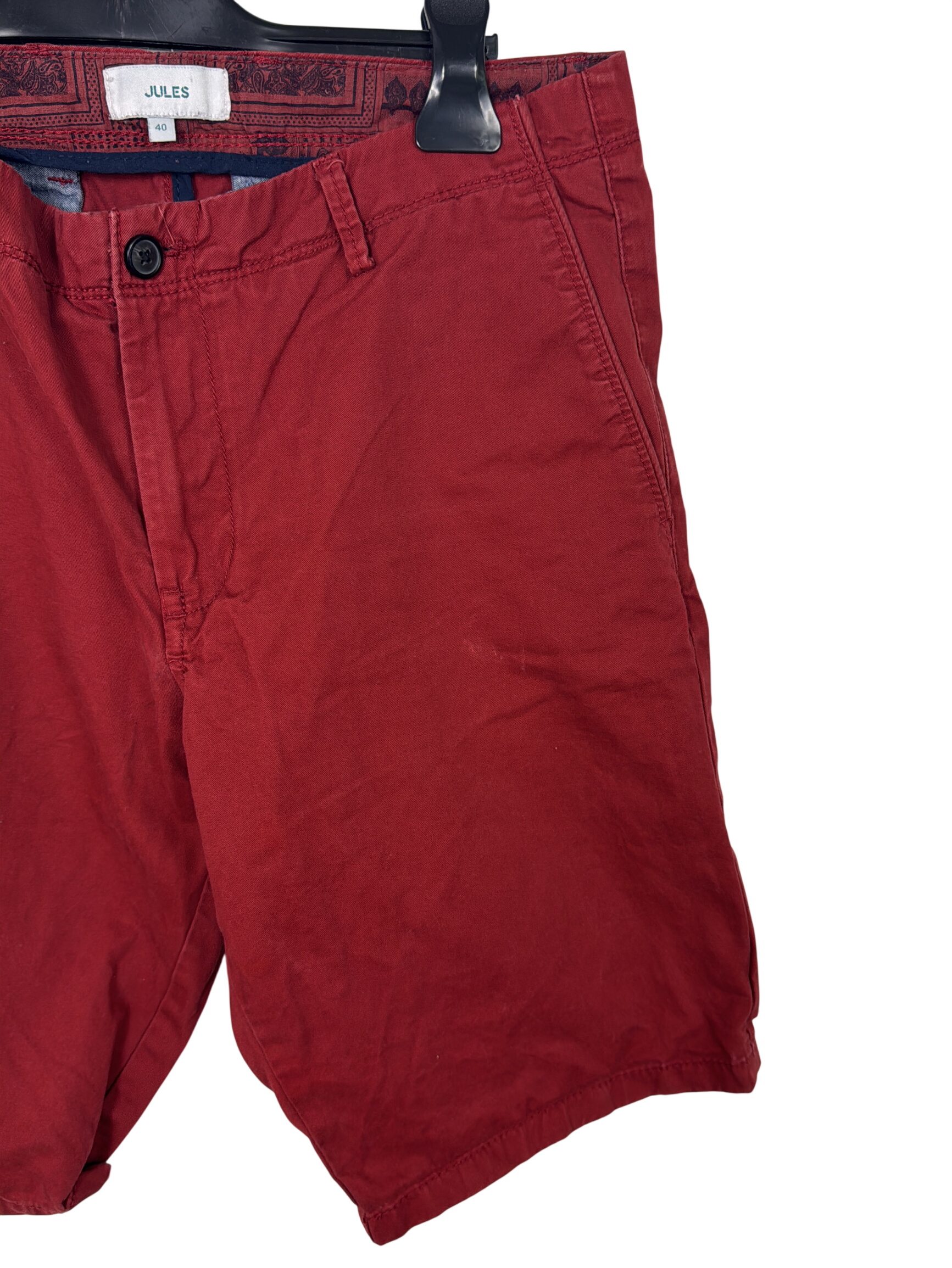 Voir photo 2 de Short Jules rouge bordeaux W30 FR40 Short Jules rouge bordeaux W30 FR40 Très bon état - Vue 2 -