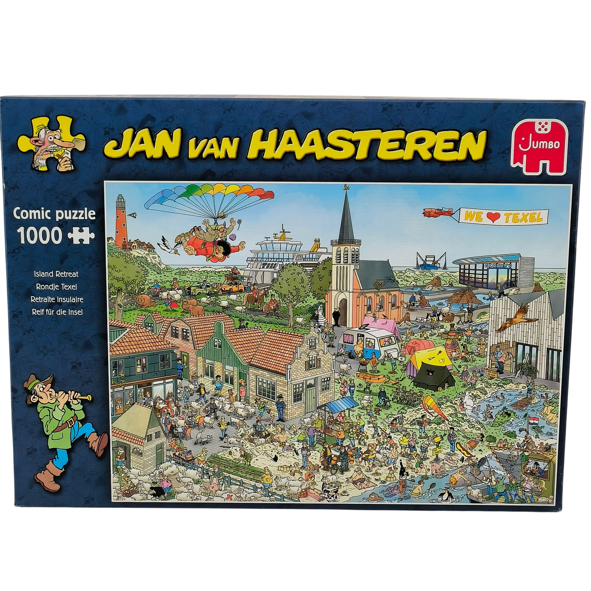 Puzzle 1000 pièces-Jan Van Haasteren-Jumbo- à partir de 12 ans Très bon état -  reconditionné disponible sur Label Emmaüs