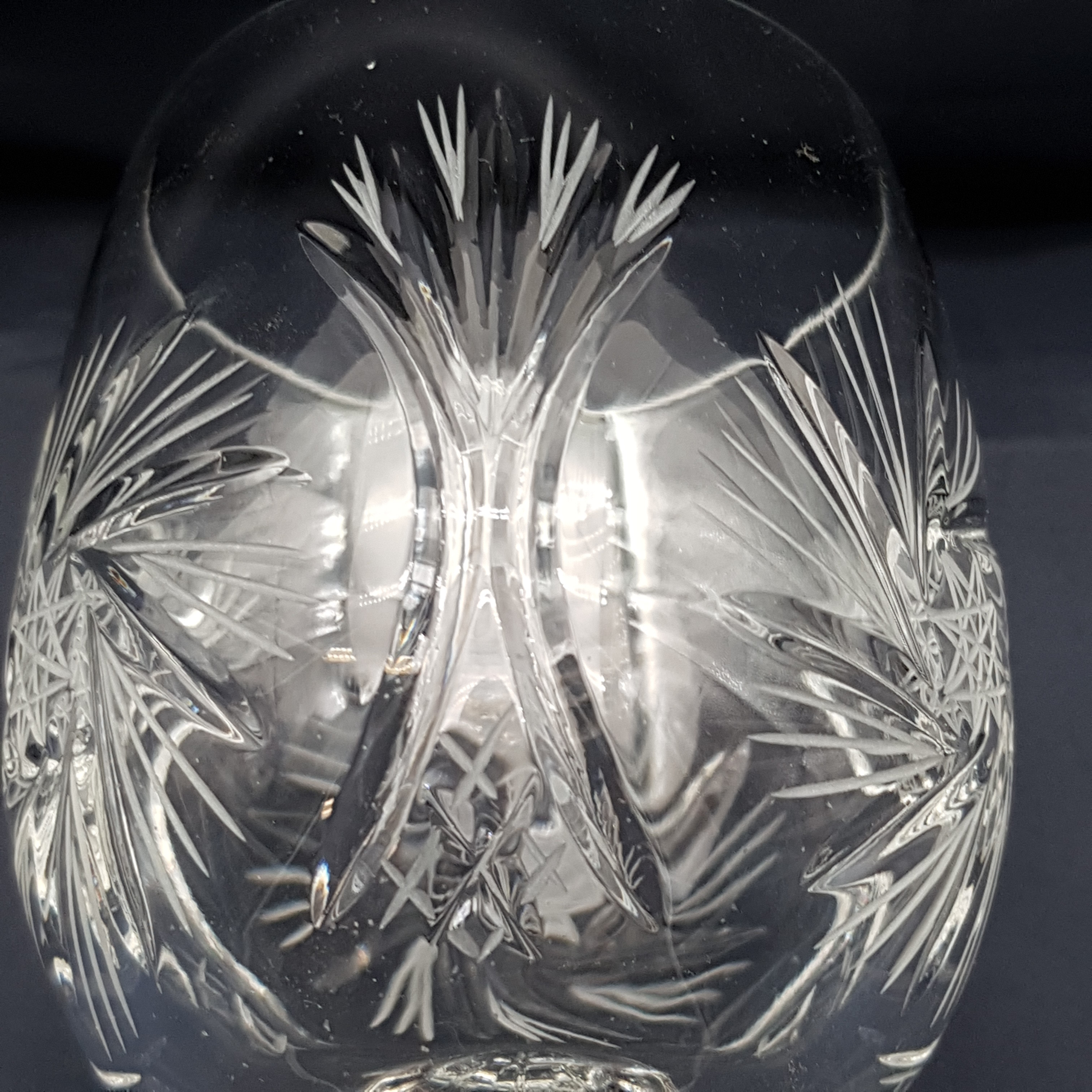 Lot de 6 verres à pied en cristal ( 24 % ) - Monica Zawiercie, Pologne - Très bon état - Photo 4