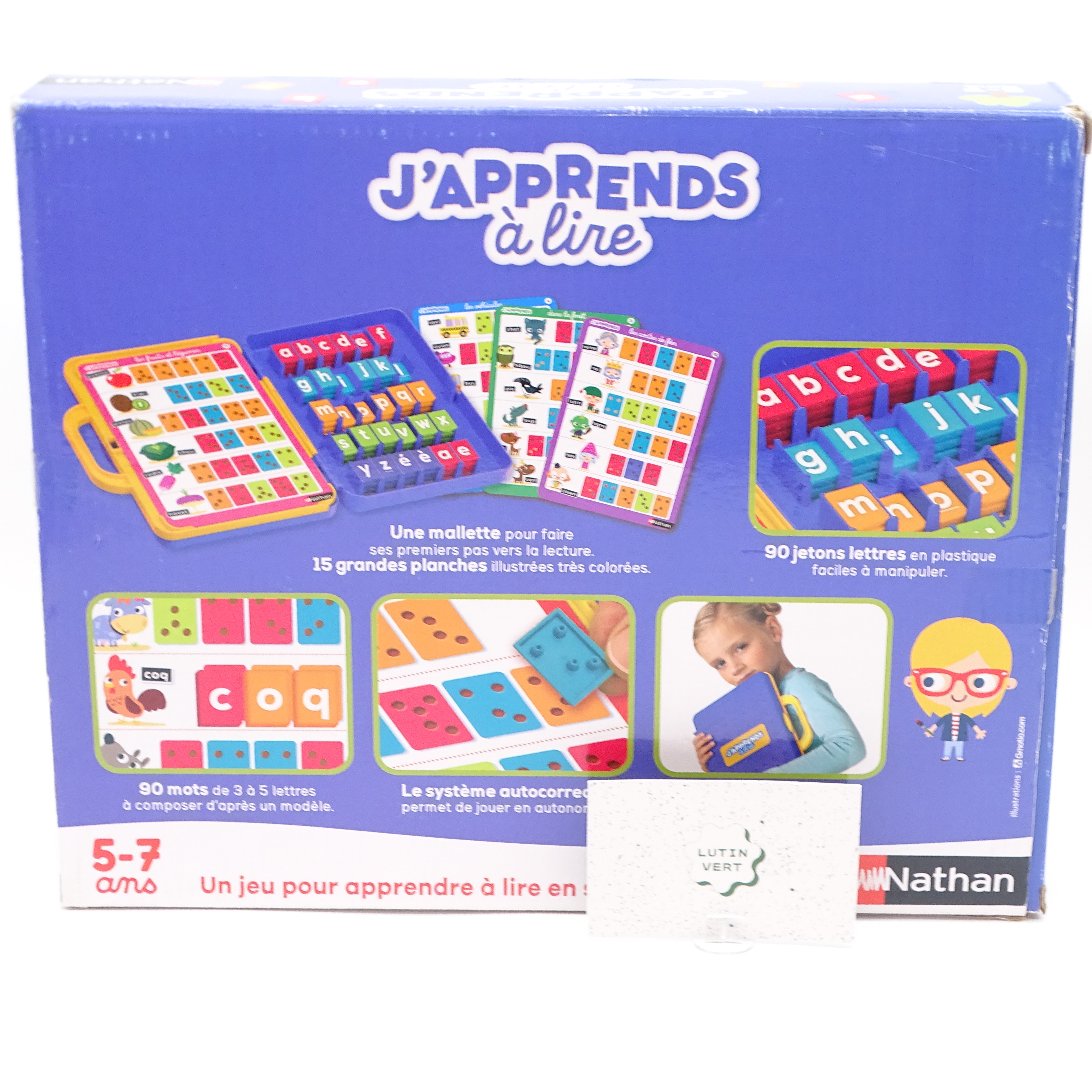 J’apprends a lire NATHAN - Dès 5 ans | Ref 14514 Très bon état - Vue 8 - 