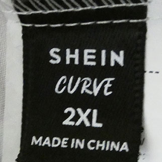 Pantalon multicolore ouvert sur le côté des jambes imprimé - femme - Shein Curve - taille 48 - Photo 3