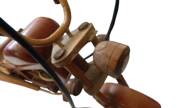 Harley Davidson décorative en bois - Photo 8