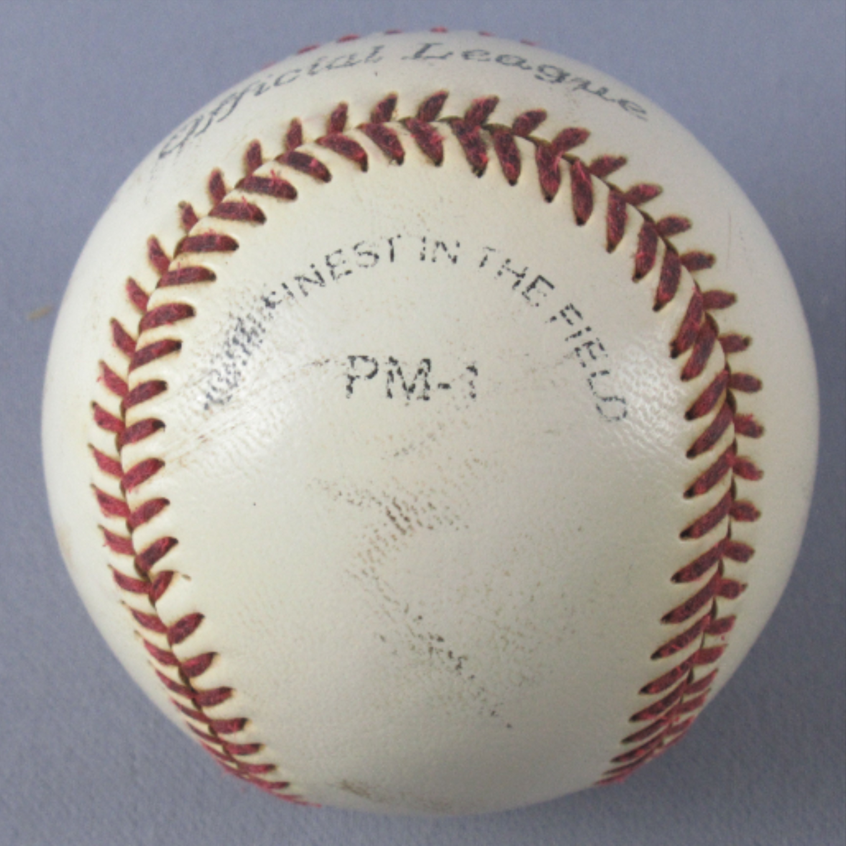 Balle de baseball vintage Rawlings Official League PM-1 Bon état - Vue 3 - 