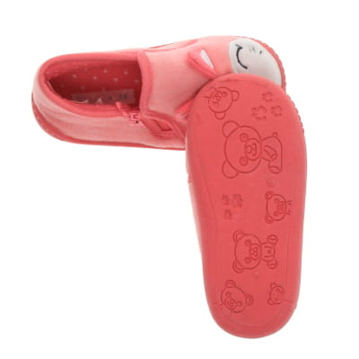 Chaussons roses imprimés - Fille - TEX BABY - Pointures 24 - Photo 2