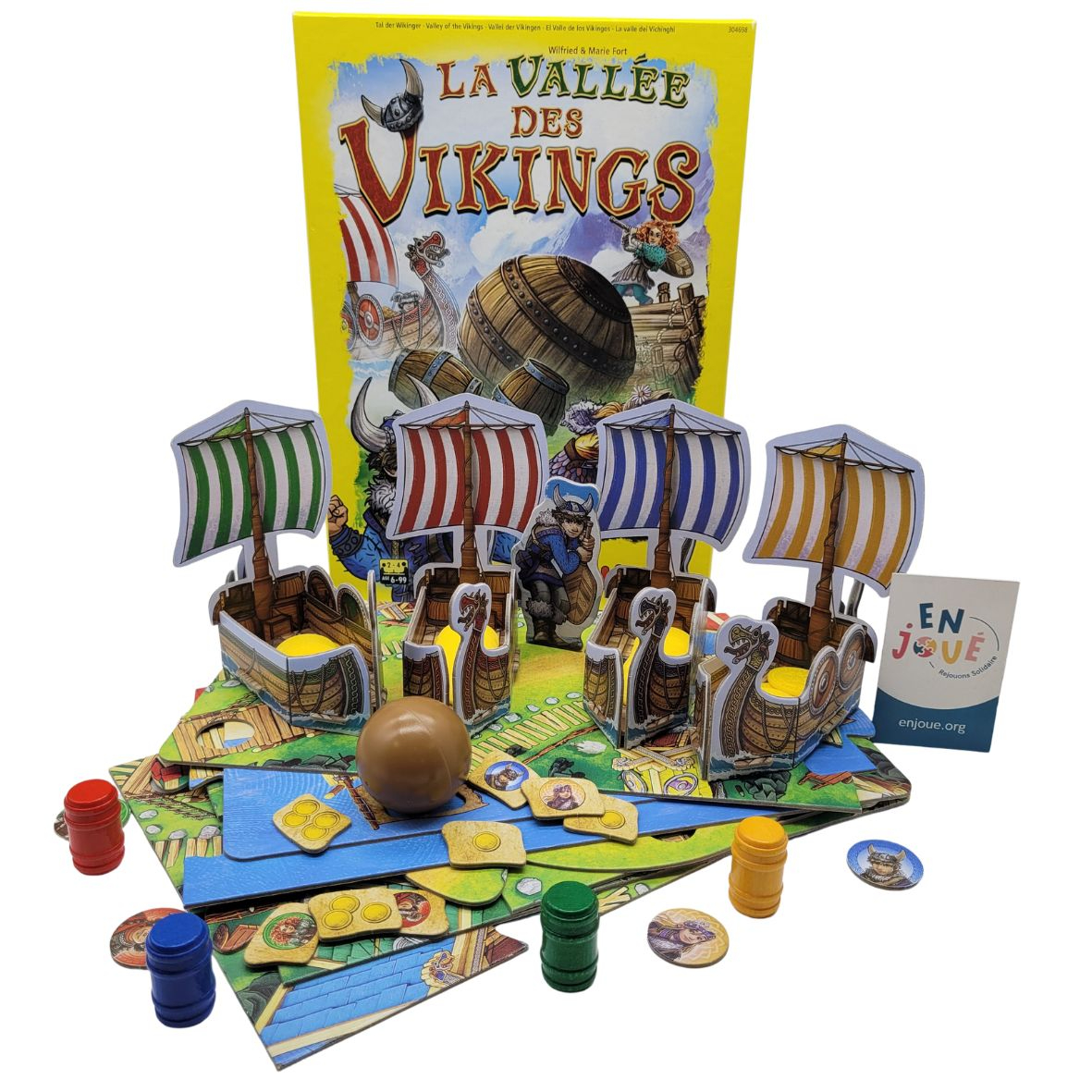Jeu de société - La vallée des Vikings - Haba - À partir de 6 ans. Bon état - Vue 2 - 