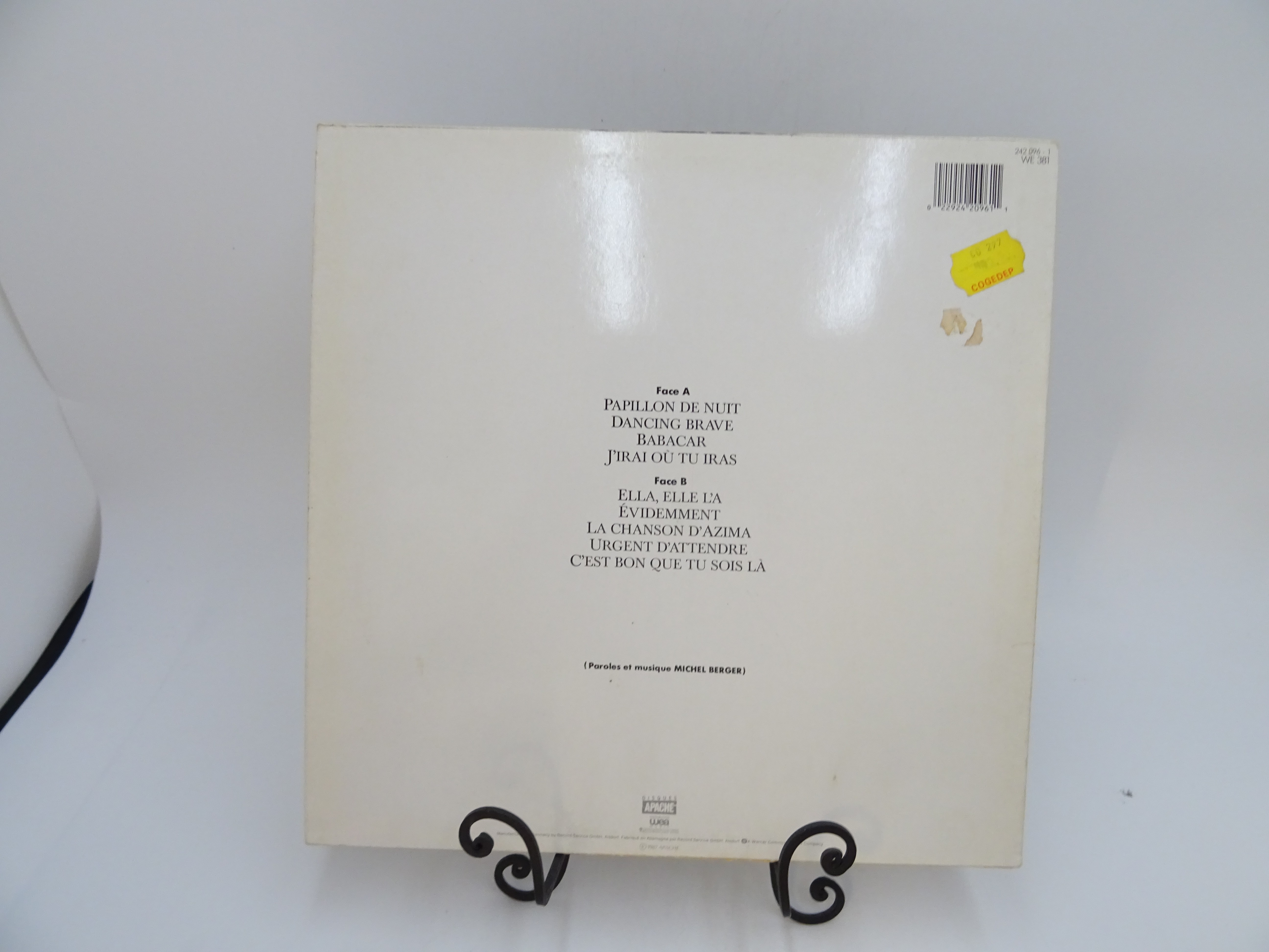 Album vinyle 33T de France Gall "BABACAR" Bon état - Vue 3 - 