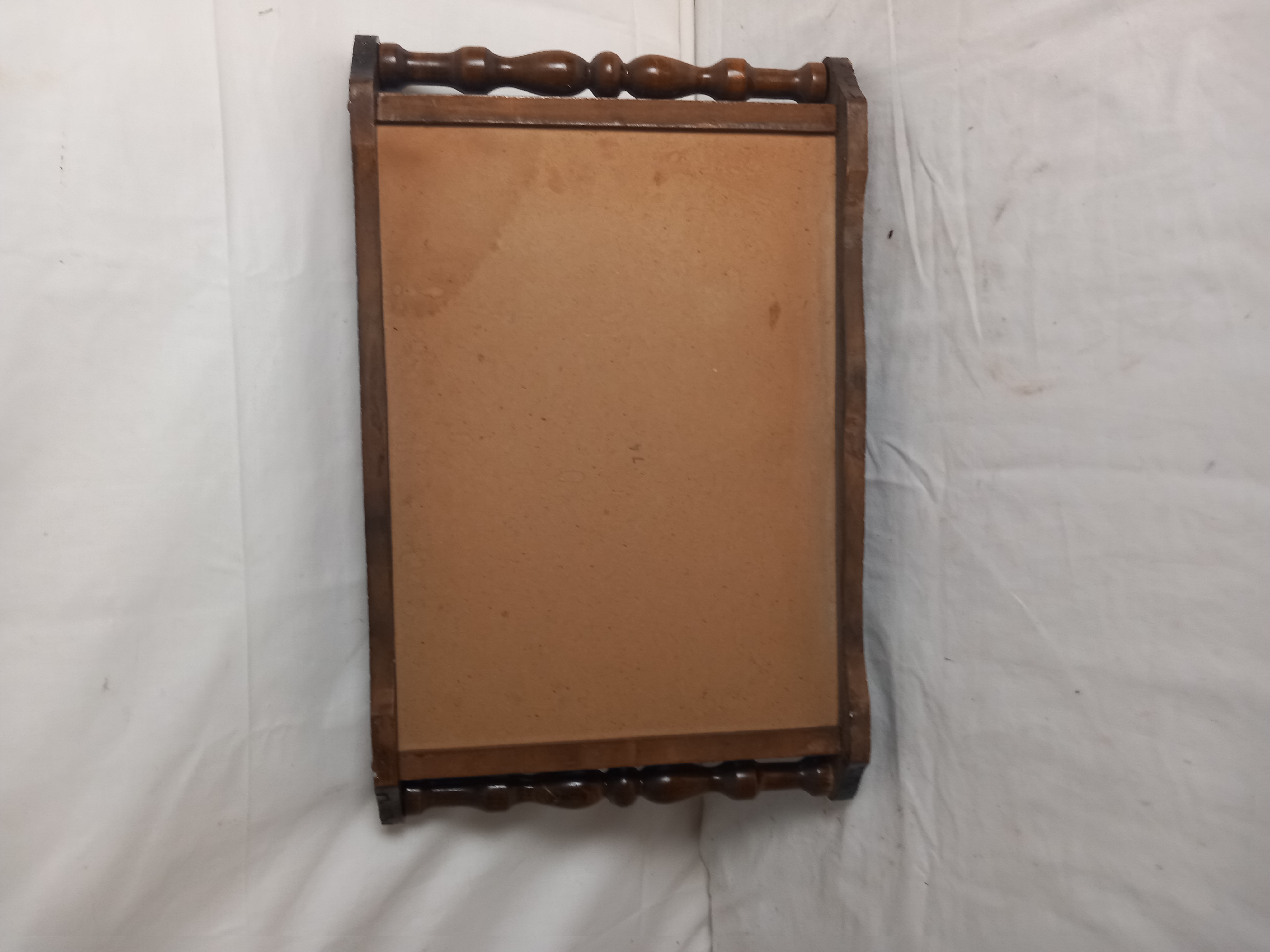 Ancien Plateau De Serviteurs Vintage En Bois   - Vue 2 - 