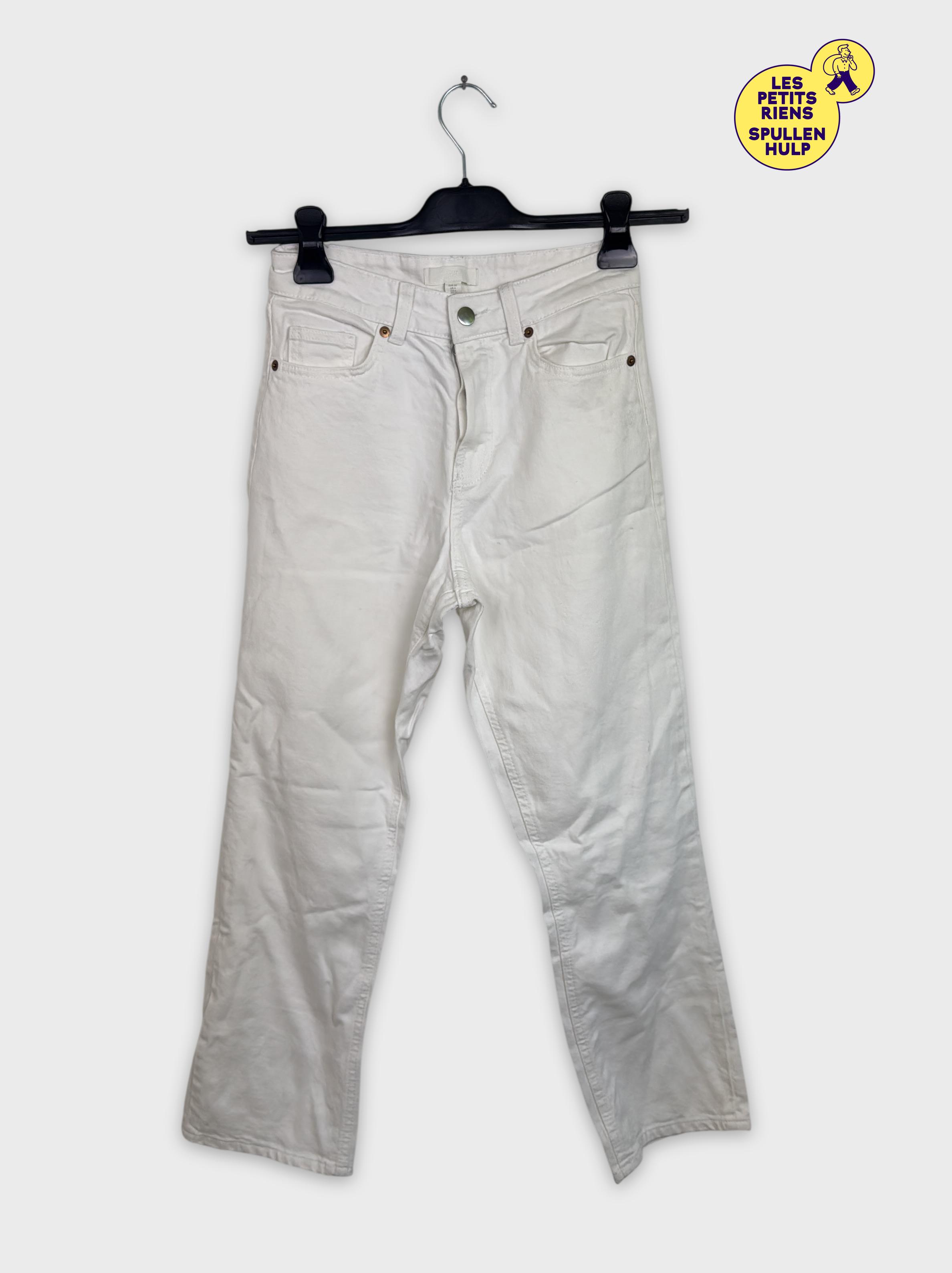 Pantalon Blanc H&m Taille S  - H&M - Modalova