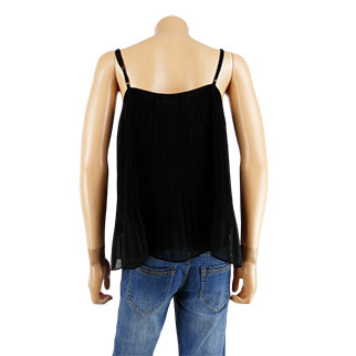 Blouse noire à dentelle - Femme - Zara - Taille M  - Vue 2 - 
