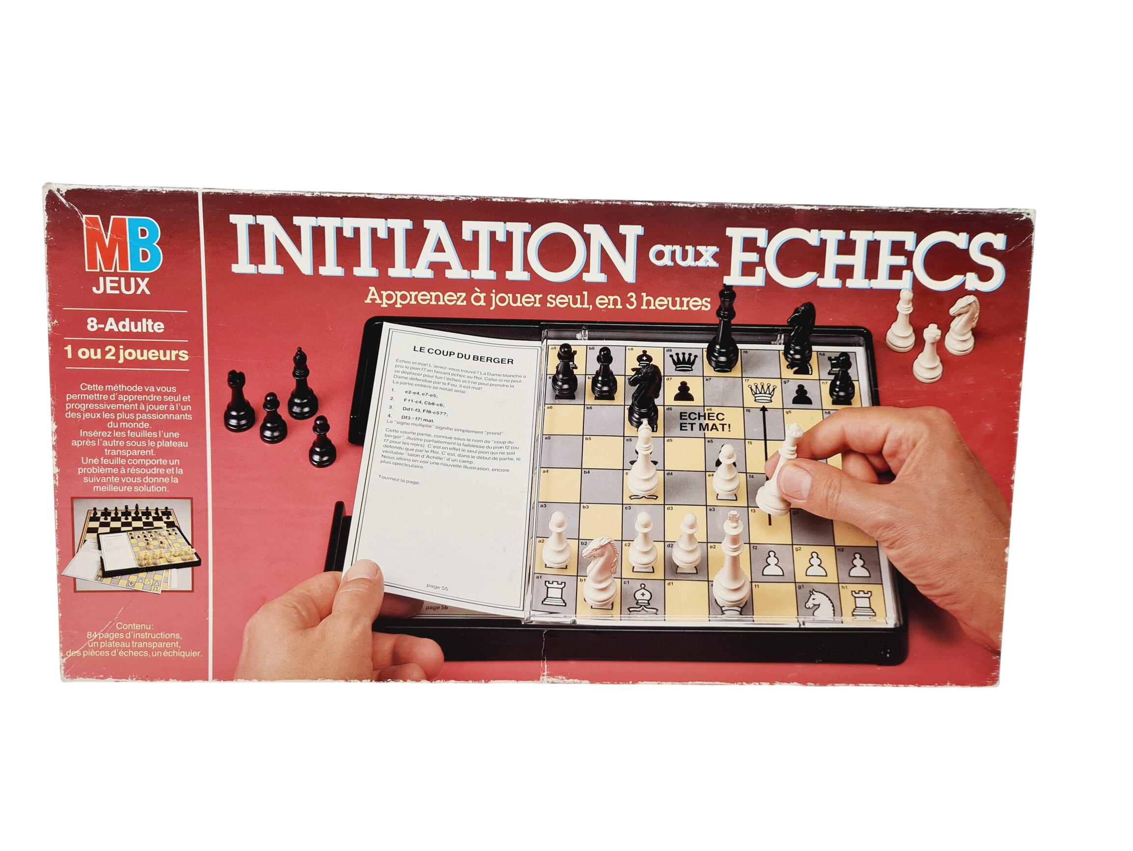 Jeu de stratégie - Initiation aux Échecs - MB jeux- 8 ans + Bon état -  reconditionné disponible sur Label Emmaüs