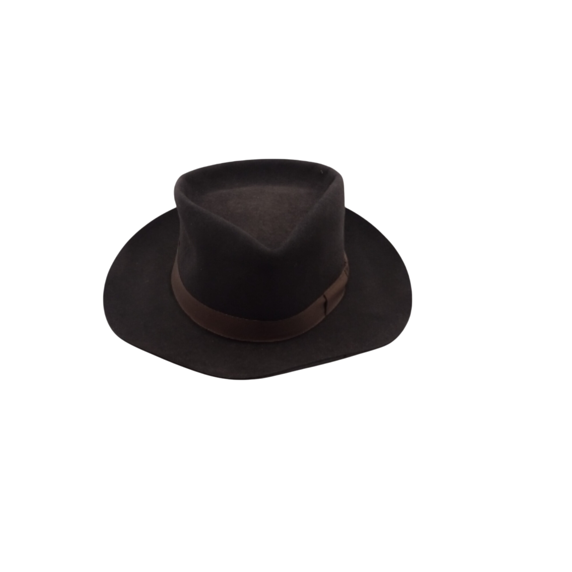 Chapeau homme en feutre taille 55 de " ALAIN LEBLON " DIEPPE . Bon état -  reconditionné disponible sur Label Emmaüs
