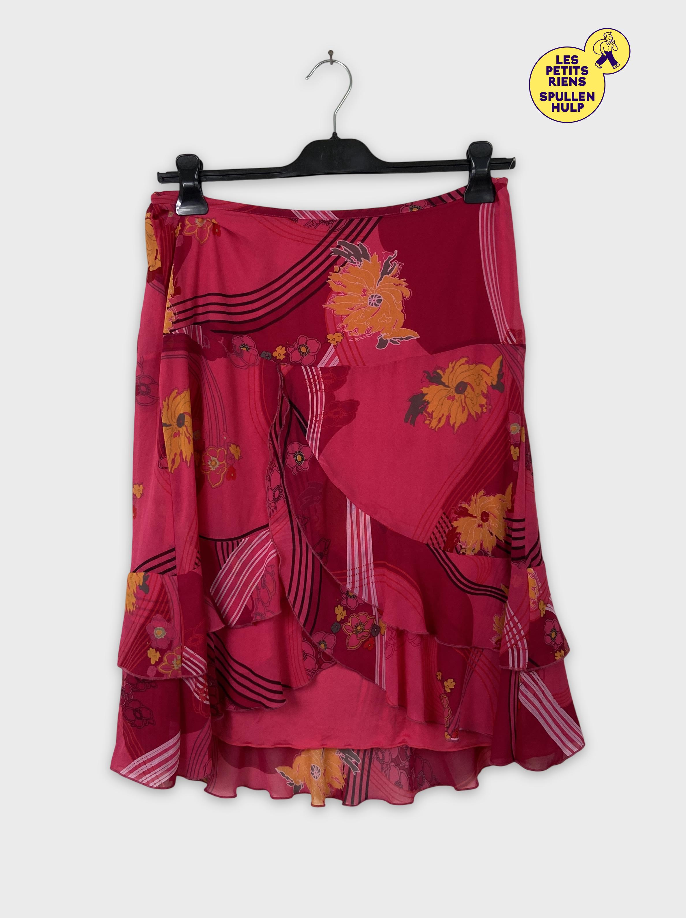 Jupe Chiffon Imprimée Fleurs ChINE Belgian Design Autre 🌸 - Photo 0