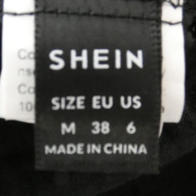 Jupe short noir à fibres métalliques - Femme - Shein - Taille 38 - Photo 4