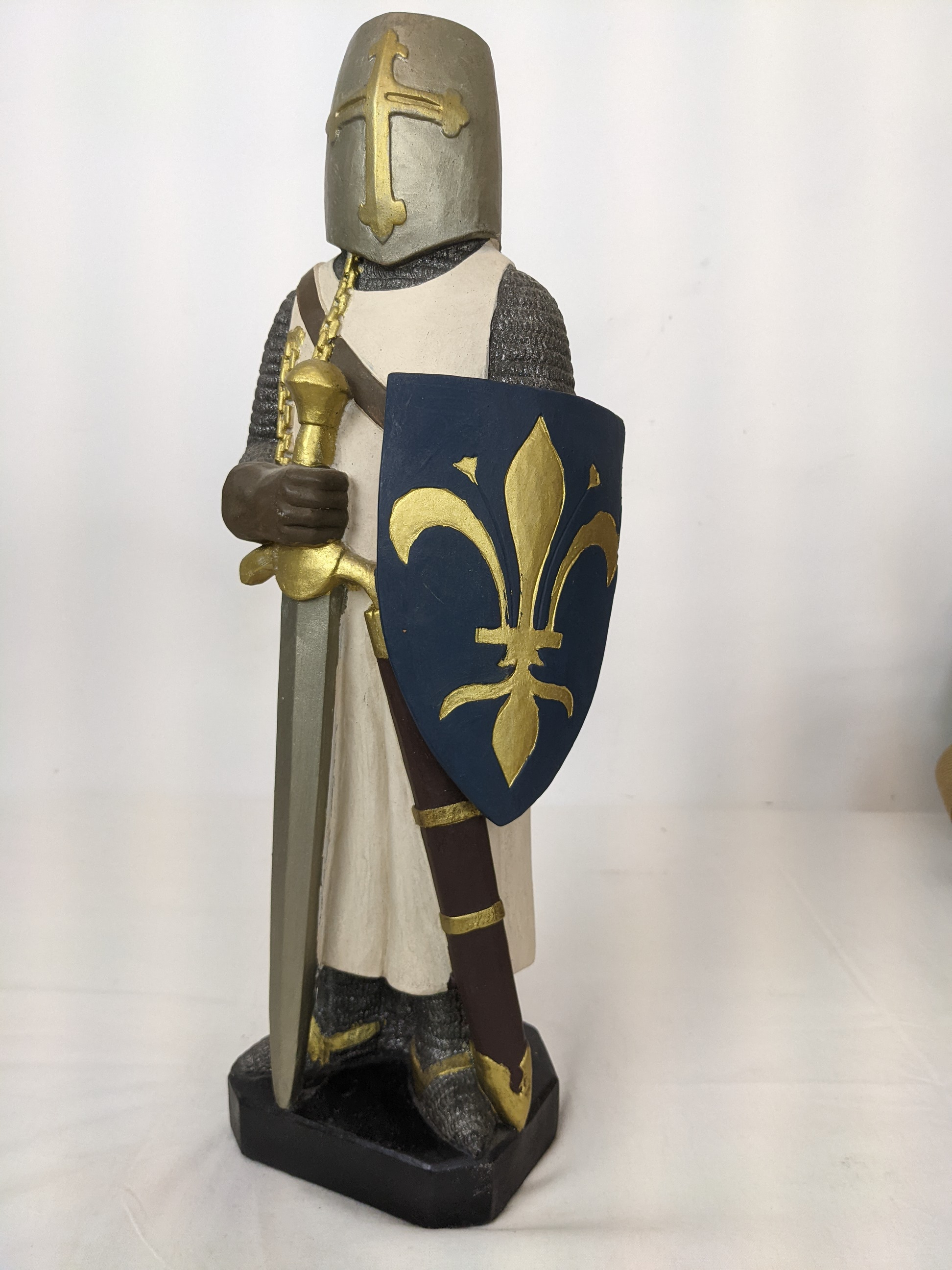 Statue Chevalier Cathare - terres- Celtiques  Comme neuf - Vue 10 - 
