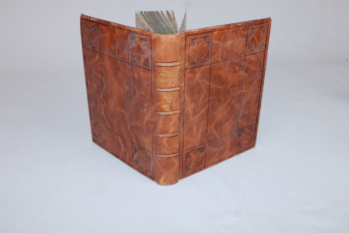 Ancien livre en cuir - La vie de Jésus de François Mauriac - Photo 2