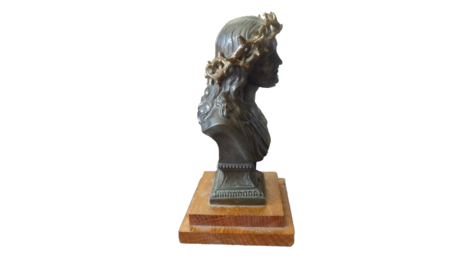 Buste de Jésus Christ en régule - Photo 2