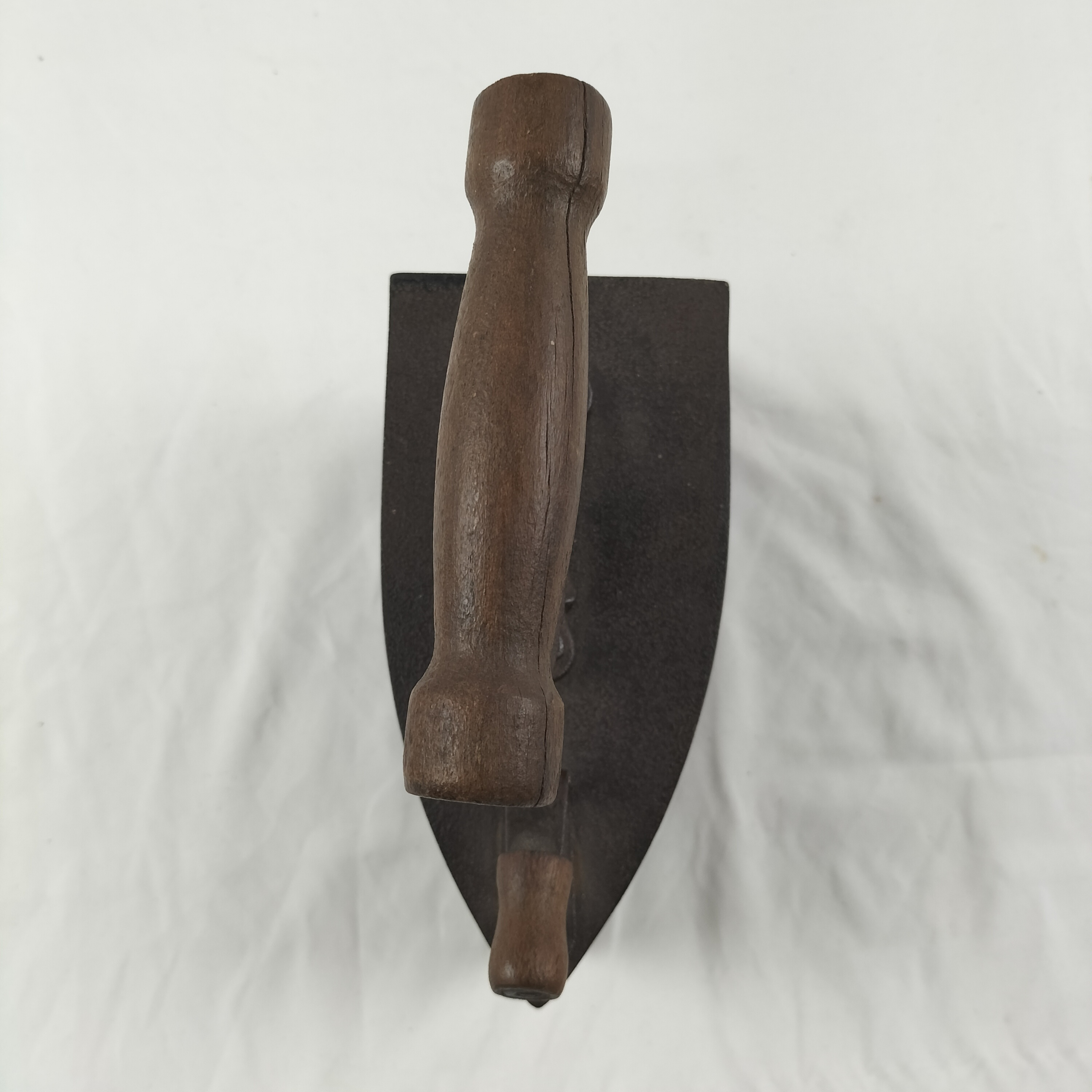 Ancien fer à repasser à braise en fonte - Bon état - Photo 6