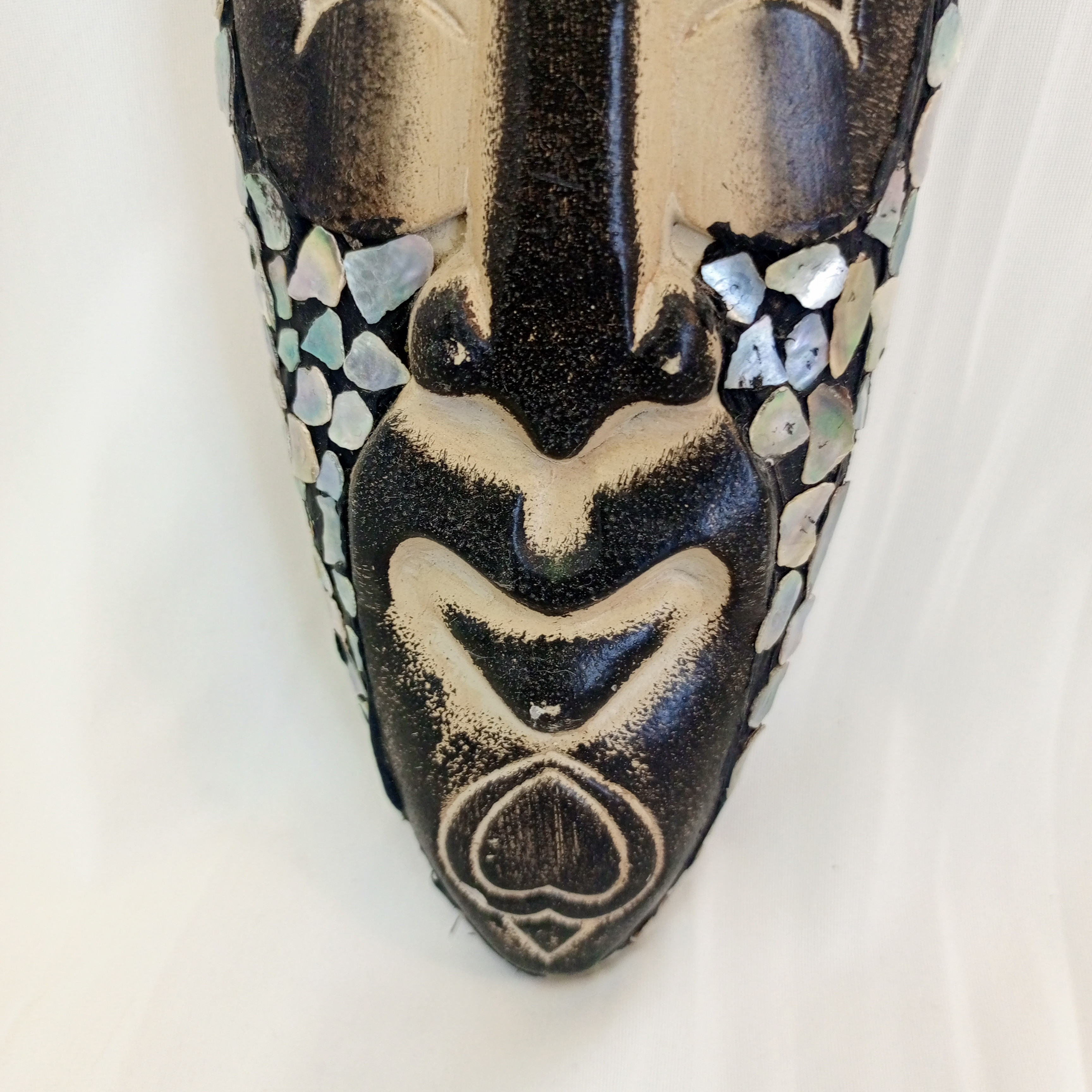 Masque Primitif Africain Mural - État correct - Photo 5