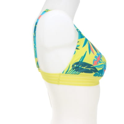 Haut de maillot de bain vert fluo imprimé - Femme - Kiabi - Taille 38/40 - Photo 2