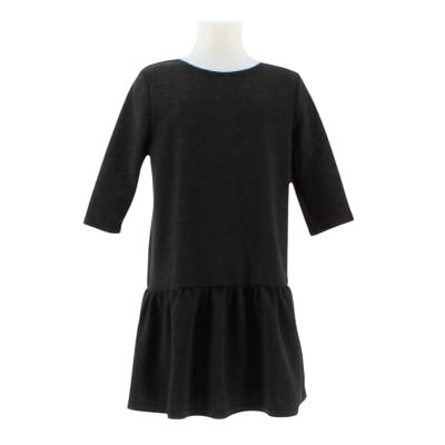 Robe noire avec fibre métallique - fille - Kiabi - taille 10 ans - Photo 0