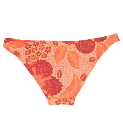 Bas de maillot de bain orange imprimé - Femme - Etam - Taille 40 - Photo 1