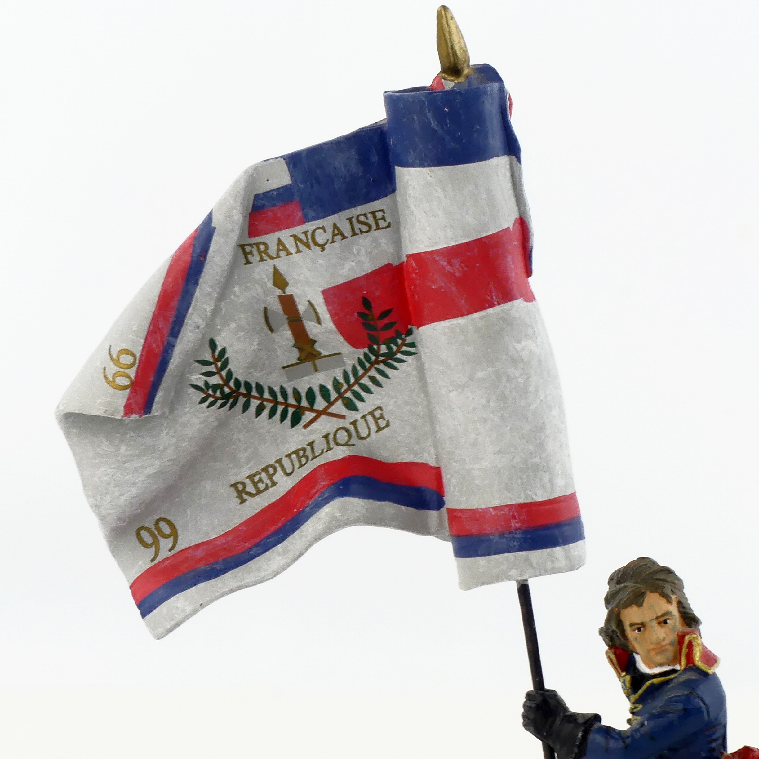 Soldat de plomb : Bonaparte au Pont d'Arcole 1796 Bon état - Vue 2 - 